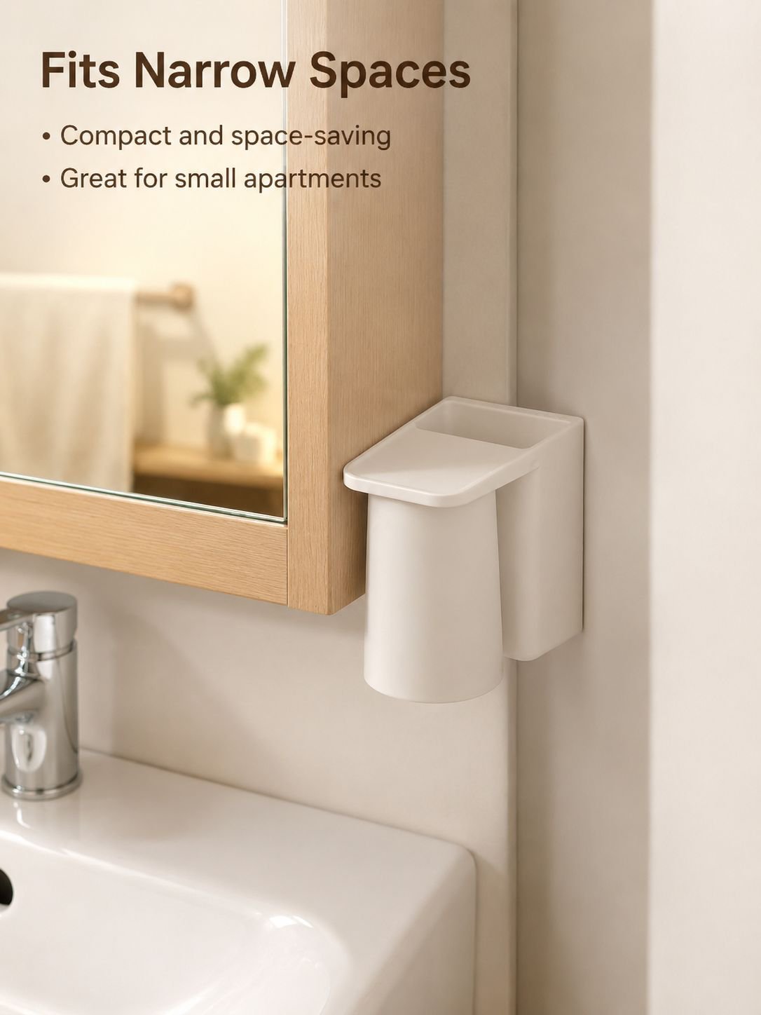 Multi-functional storage rack set shown with organized daily-use items
