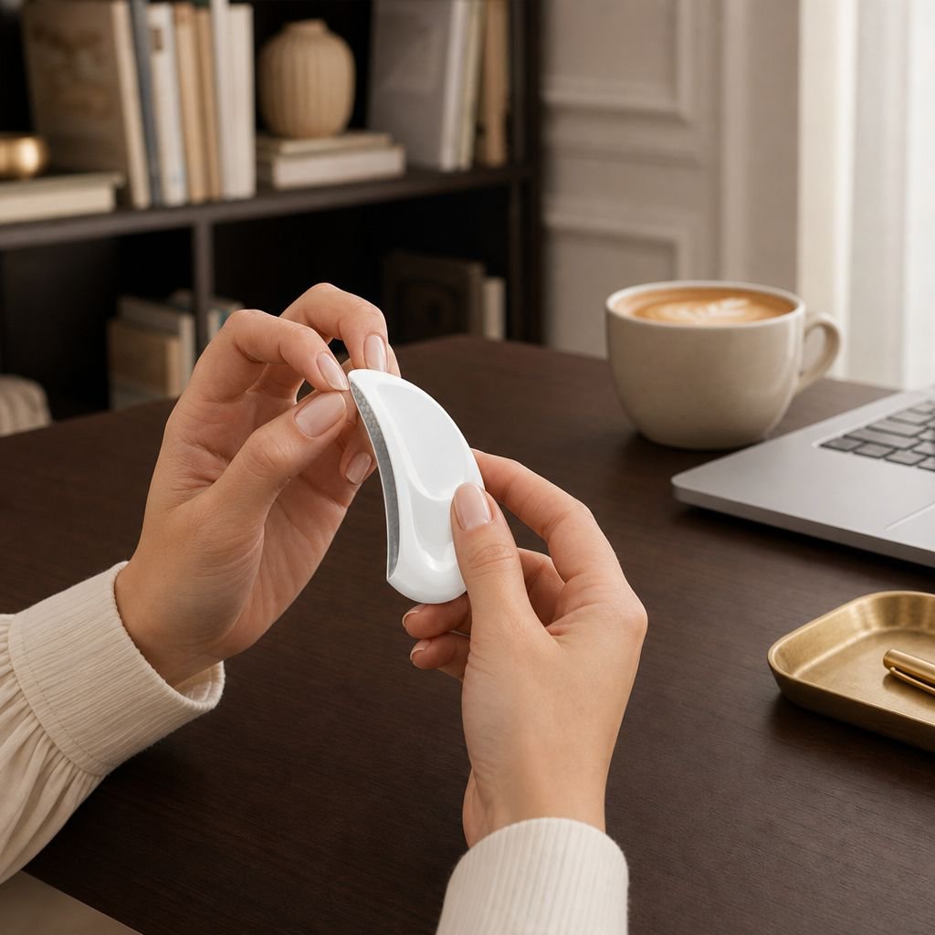 Limage précis avec lime à ongles 3D incurvée