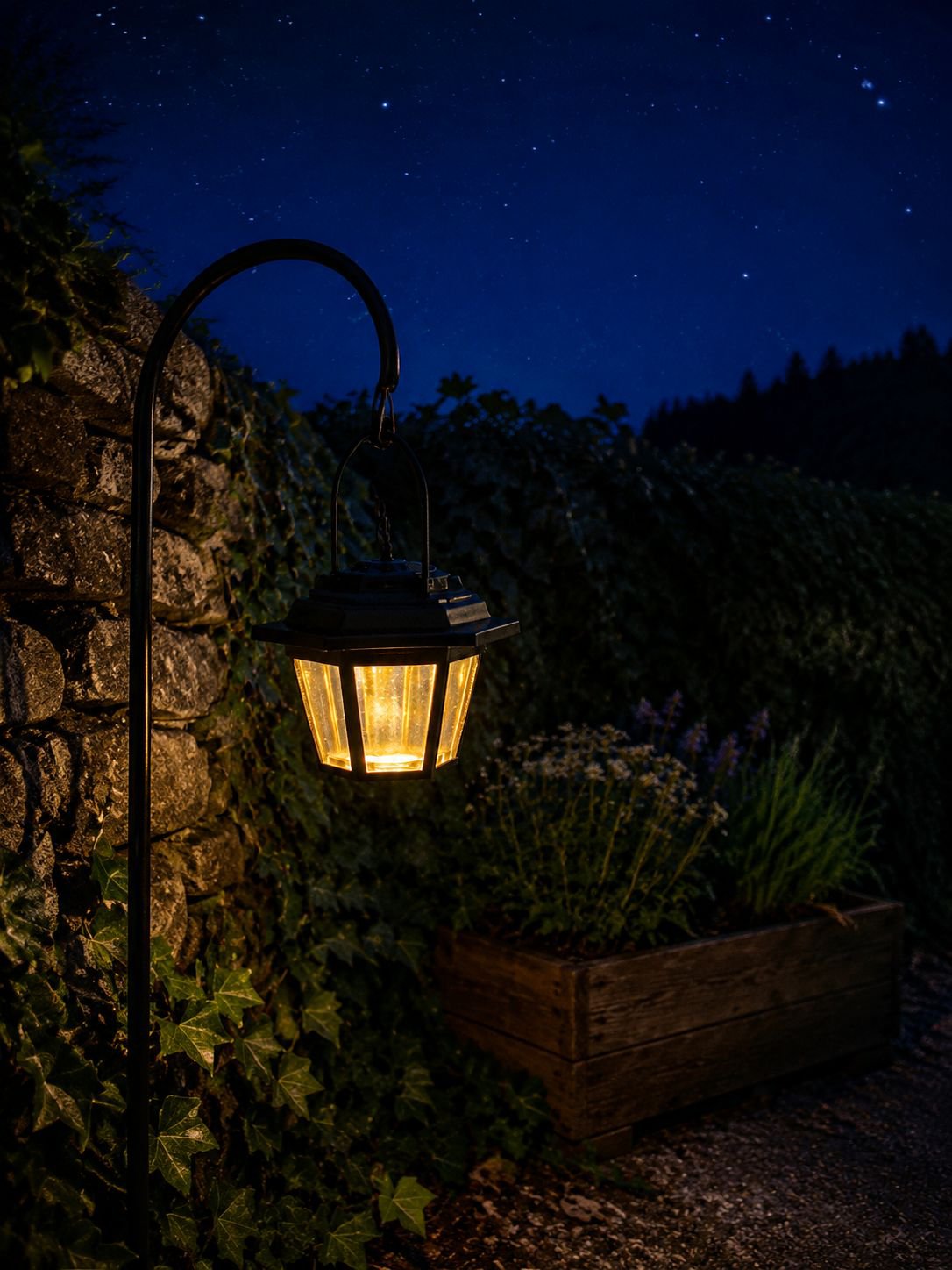 Solar Außenlaterne für Rasen und Garten