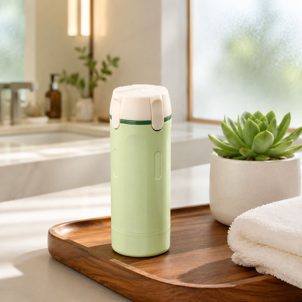 Easy-to-use multi-purpose travel dispenser