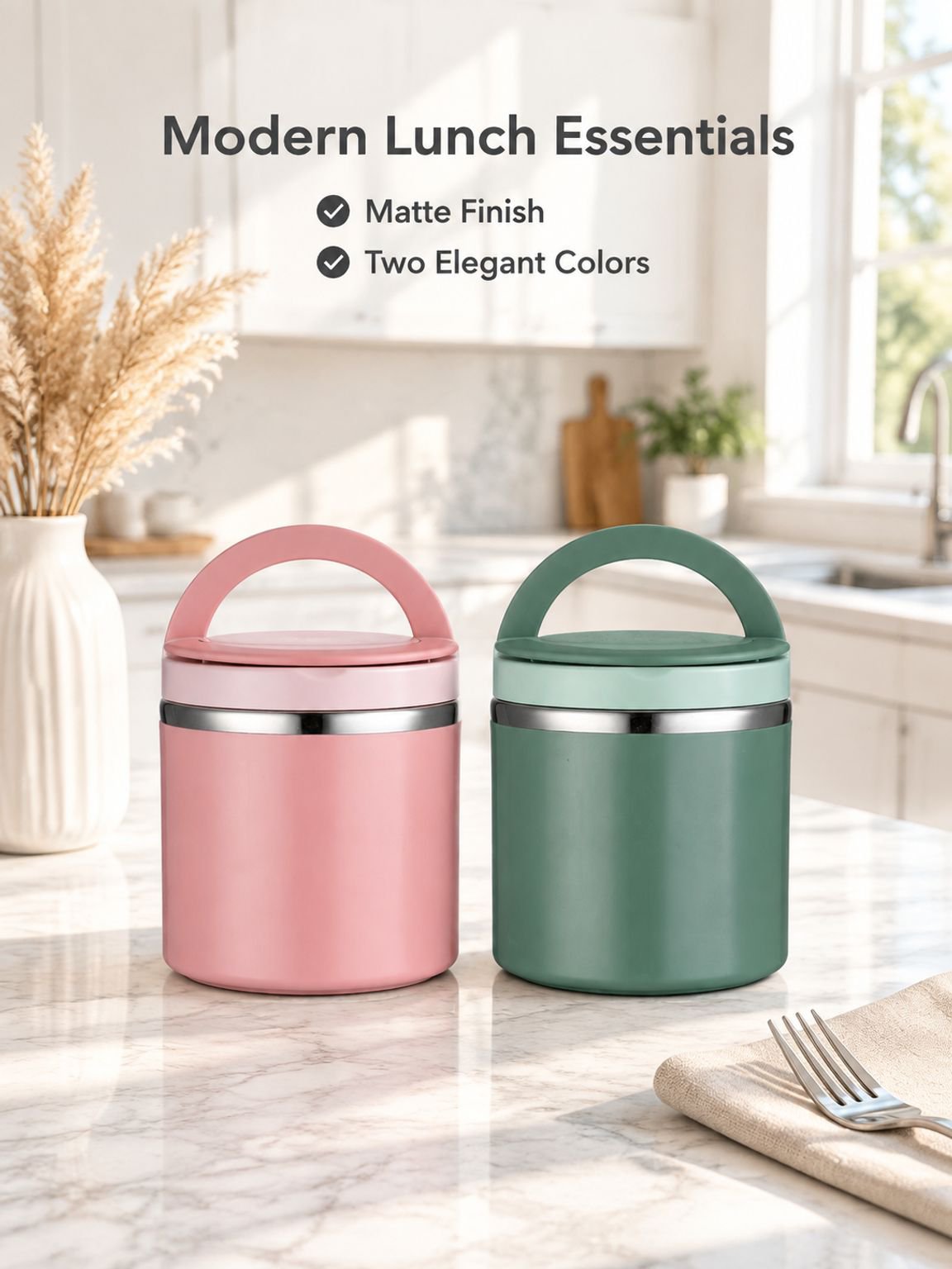 Multi-layer portable insulated lunch box