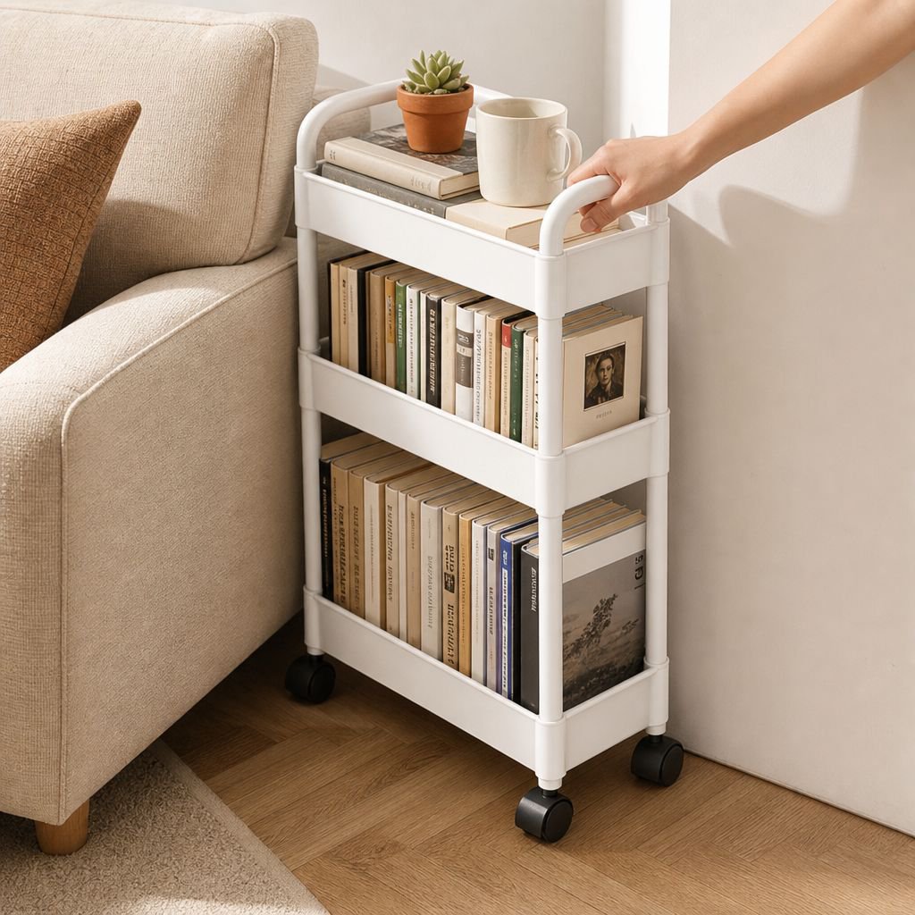 Convenient Compact Organizer Multipurpose Shelf Rack