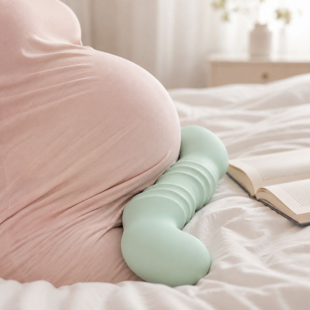 Long Maternity Pillow for Side Sleeping Comfort