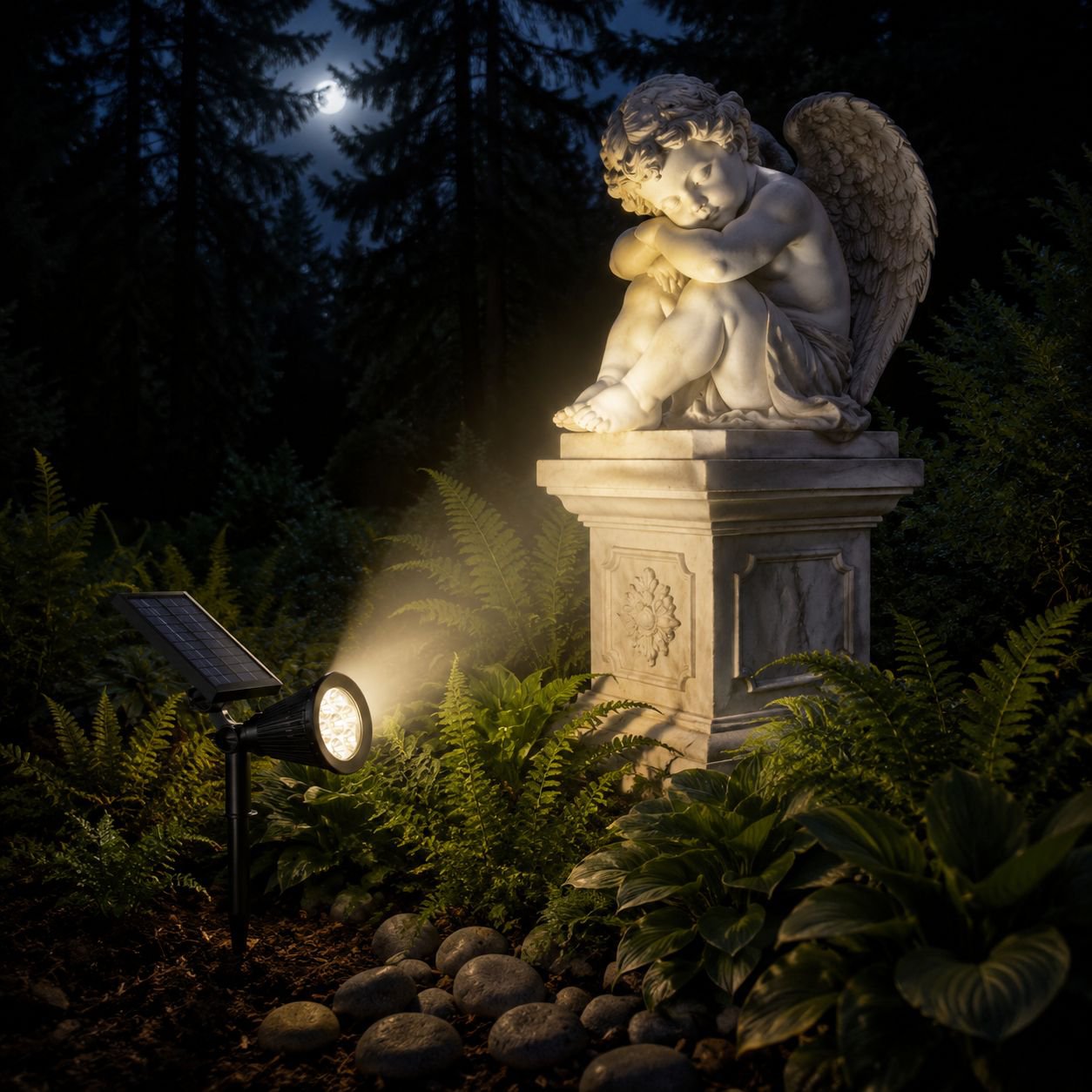 High brightness waterproof solar light for garden pathways