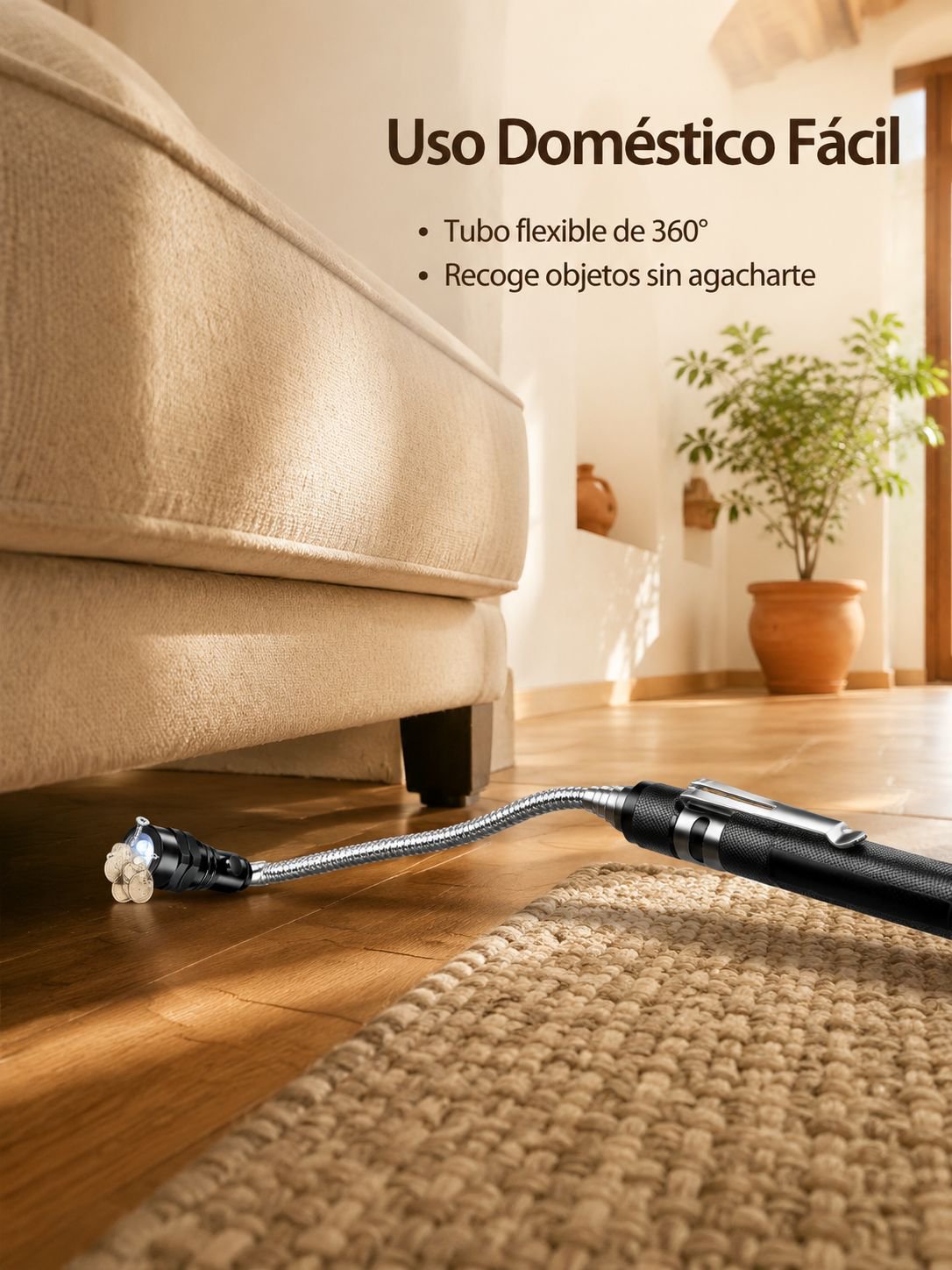 Barre LED magnétique extensible