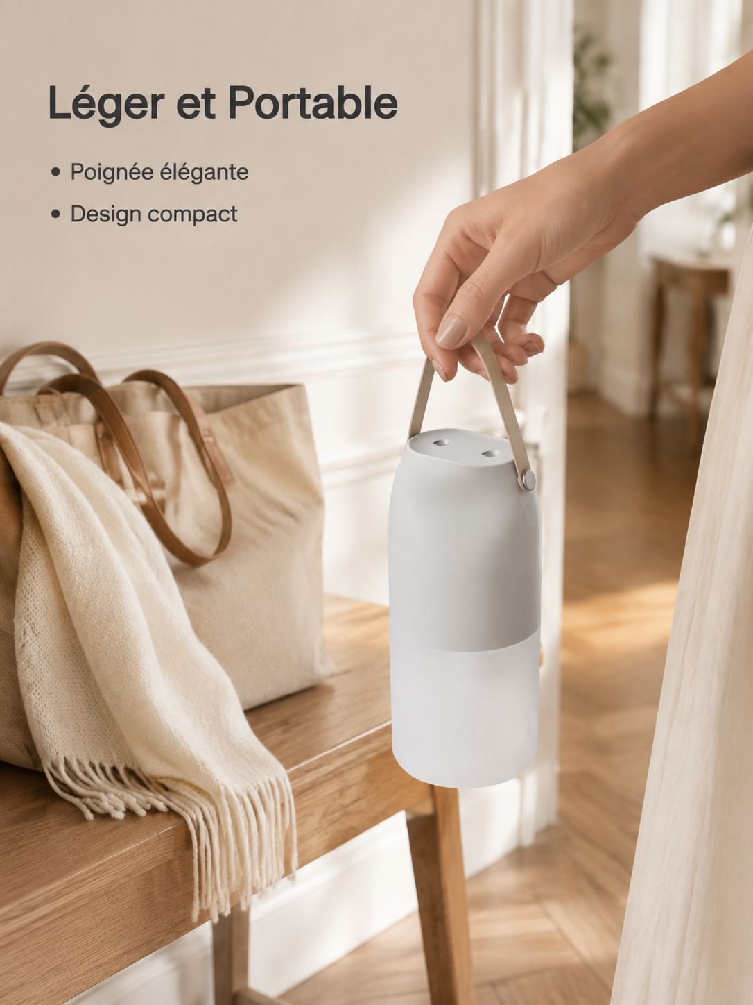 Humidificateur portable à double buse USB, atomiseur d'eau et d'aromathérapie