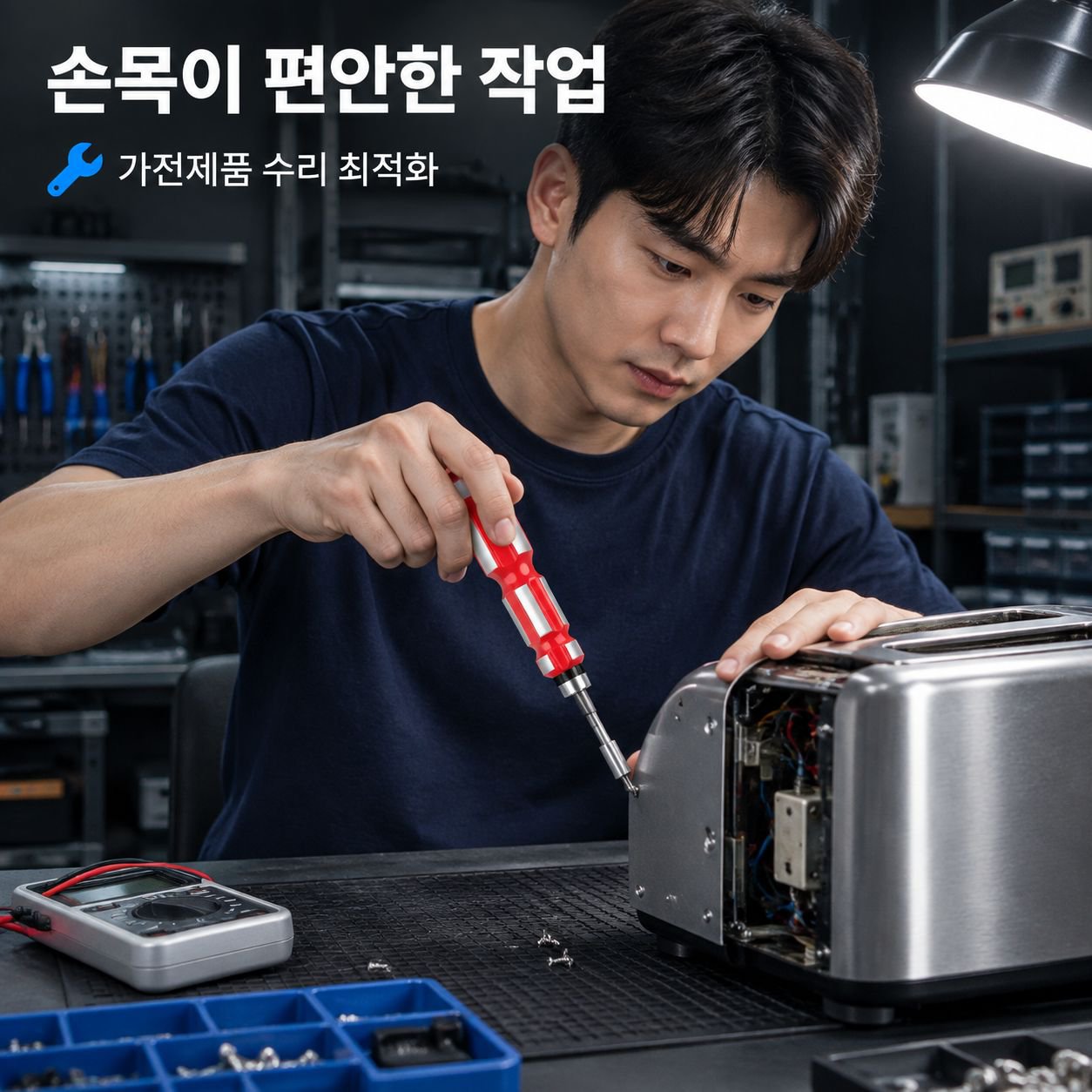 다기능 라쳇 드라이버 세트 6.35mm 비트 연장대 소켓 핸들 공구