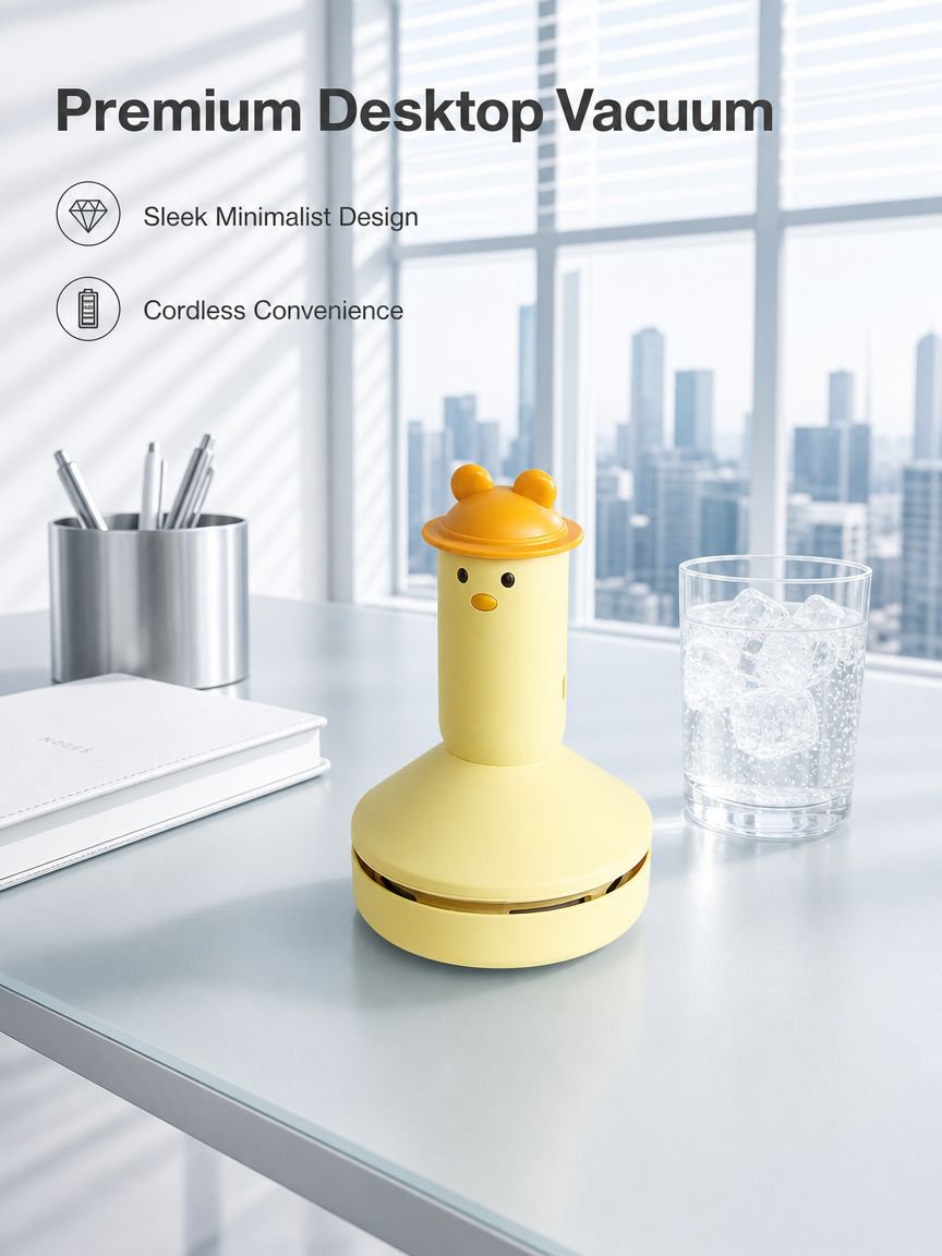 Household Handheld Wireless Fun Desktop Vacuum Cleaner
