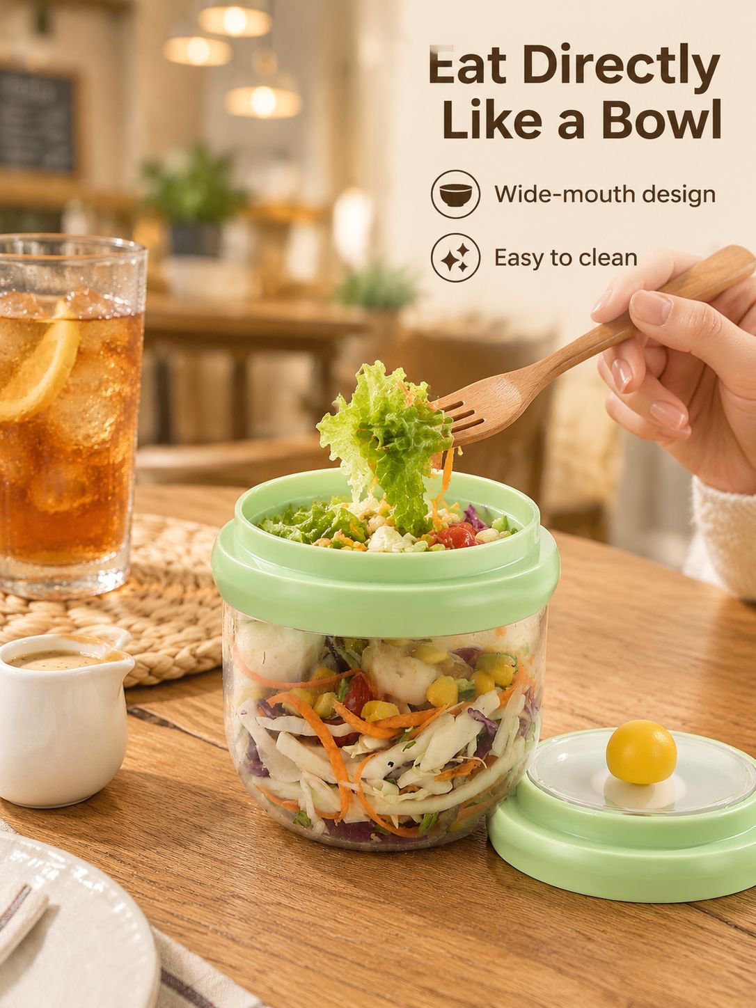 Portable Sealed Fruit Salad Cup