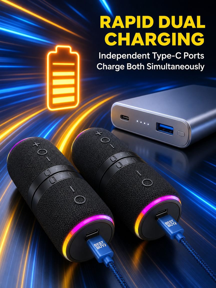 Magnetic mount Bluetooth speaker for home and office