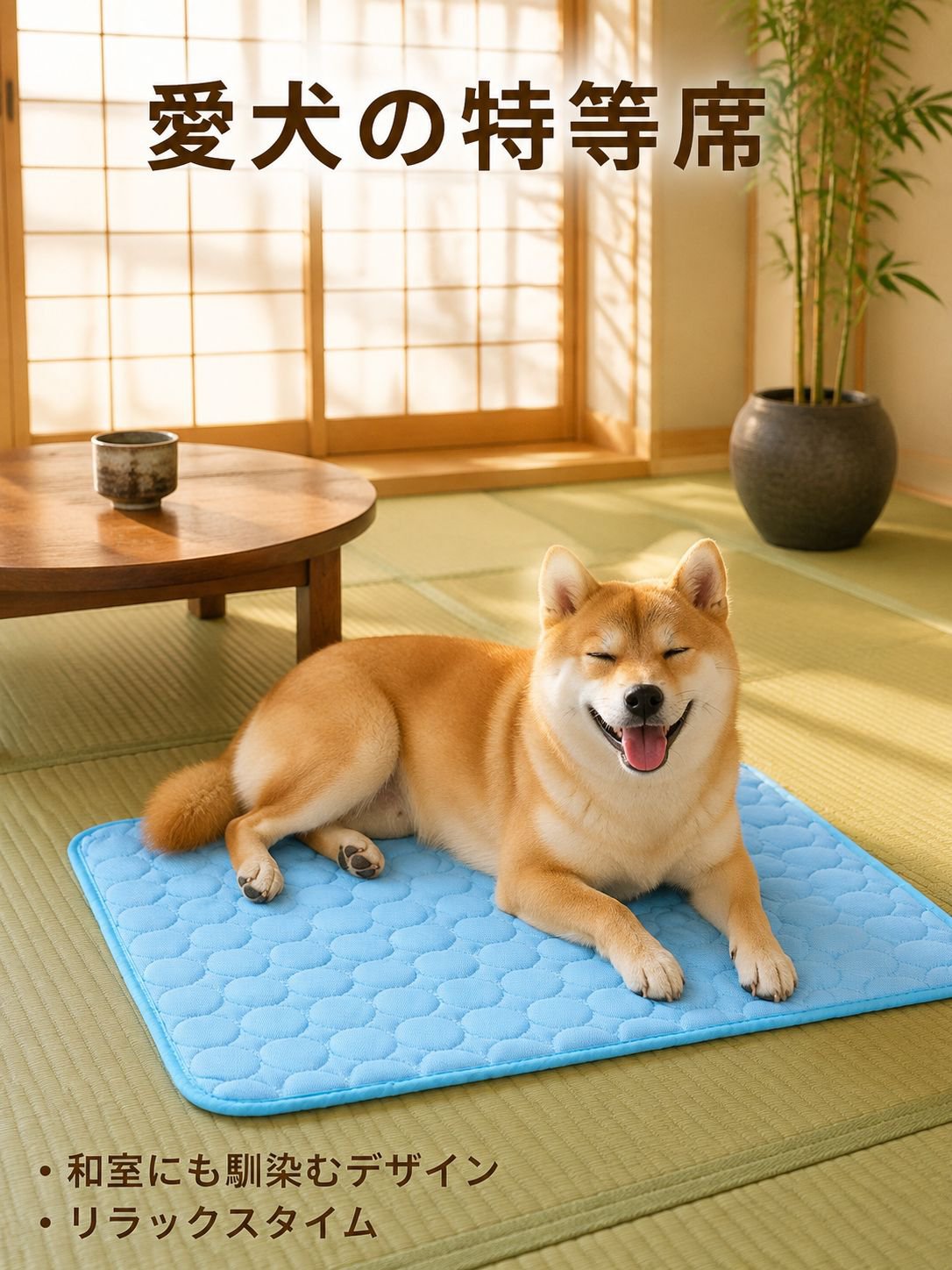 ペット用冷却スリーピングマット
