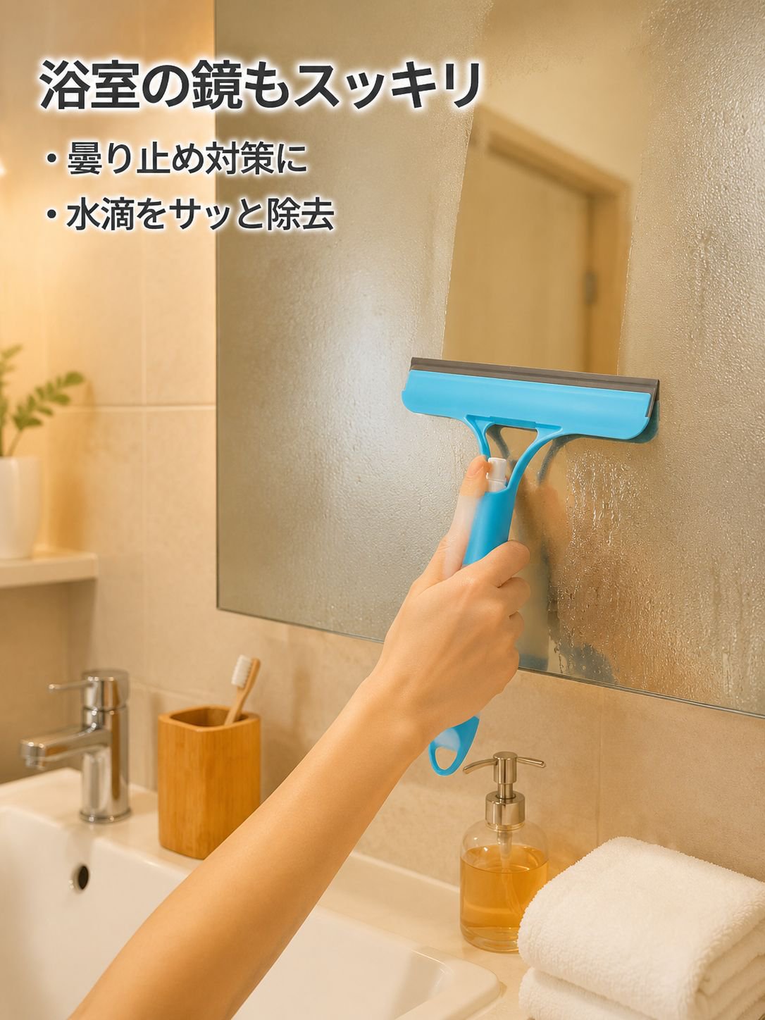 3-in-1床窓ツールワイパー