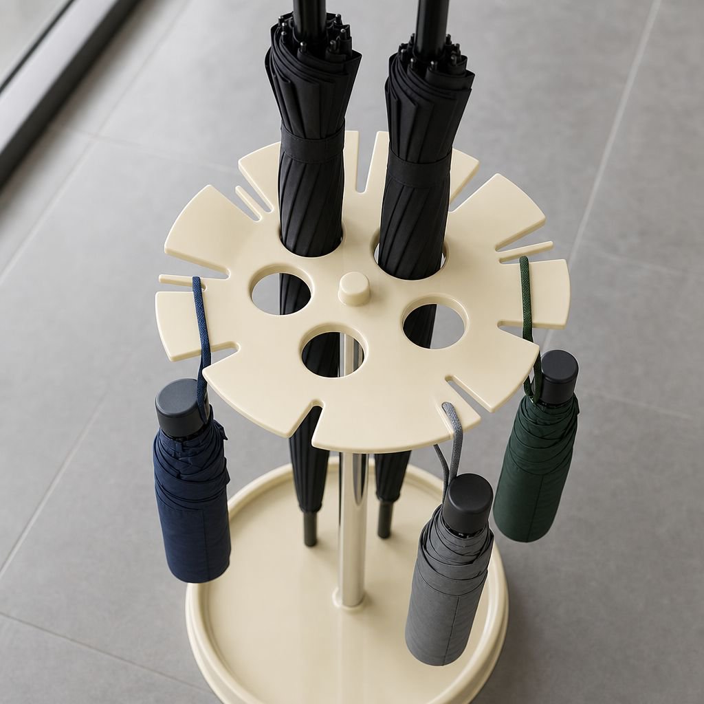 Creative umbrella organizer for office and hotel use