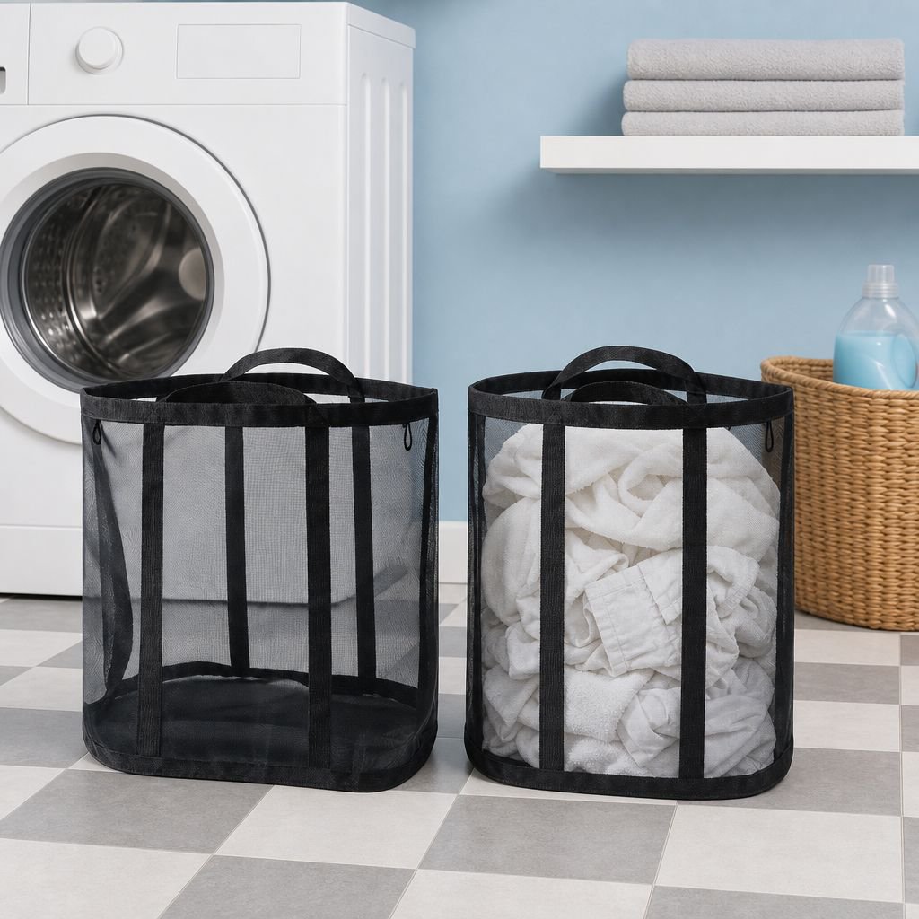 Durable laundry basket with large storage capacity