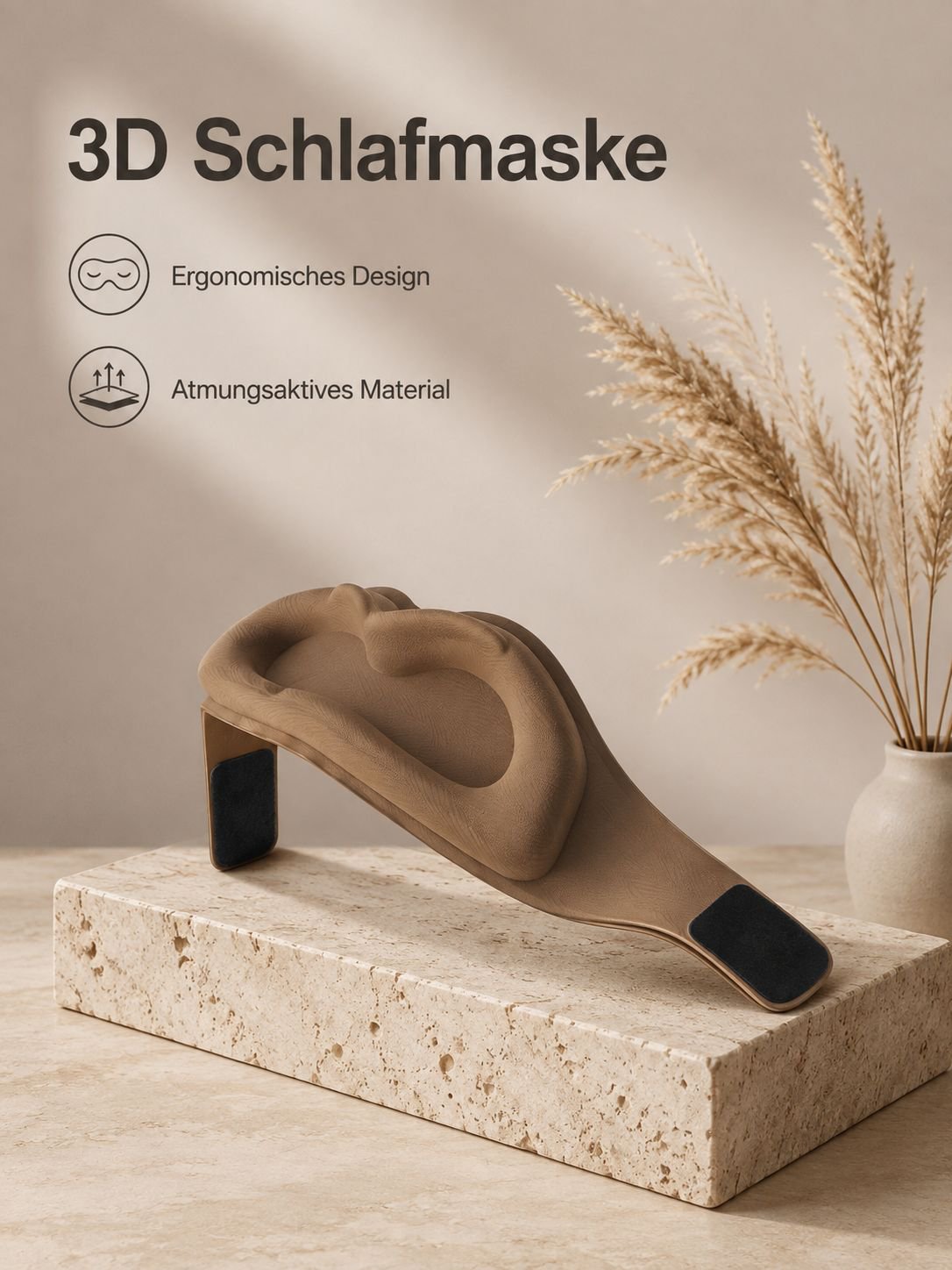 3D Schwerperlen-Augenmaske