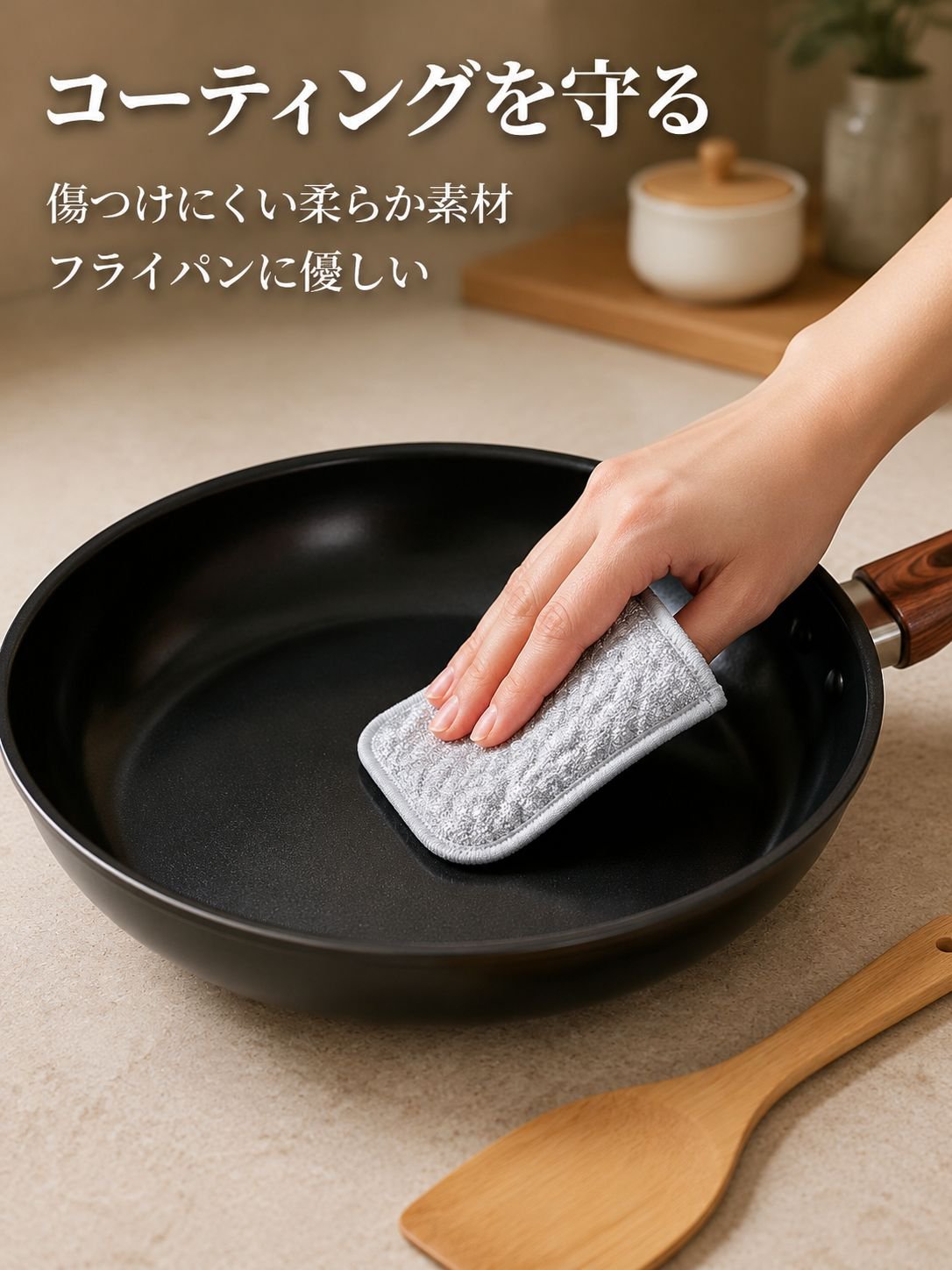 油吸収・汚れ落とし銀糸綿たわし
