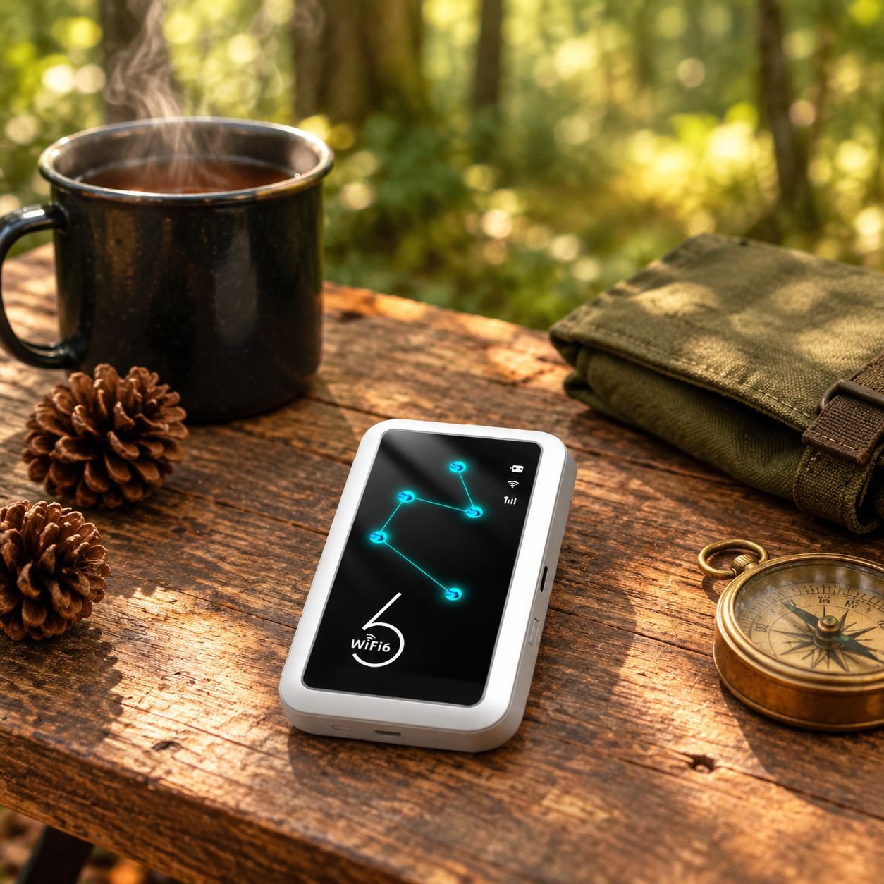 Mobiler WiFi 6 Wireless Router – Unbegrenztes High-Speed-Internet
