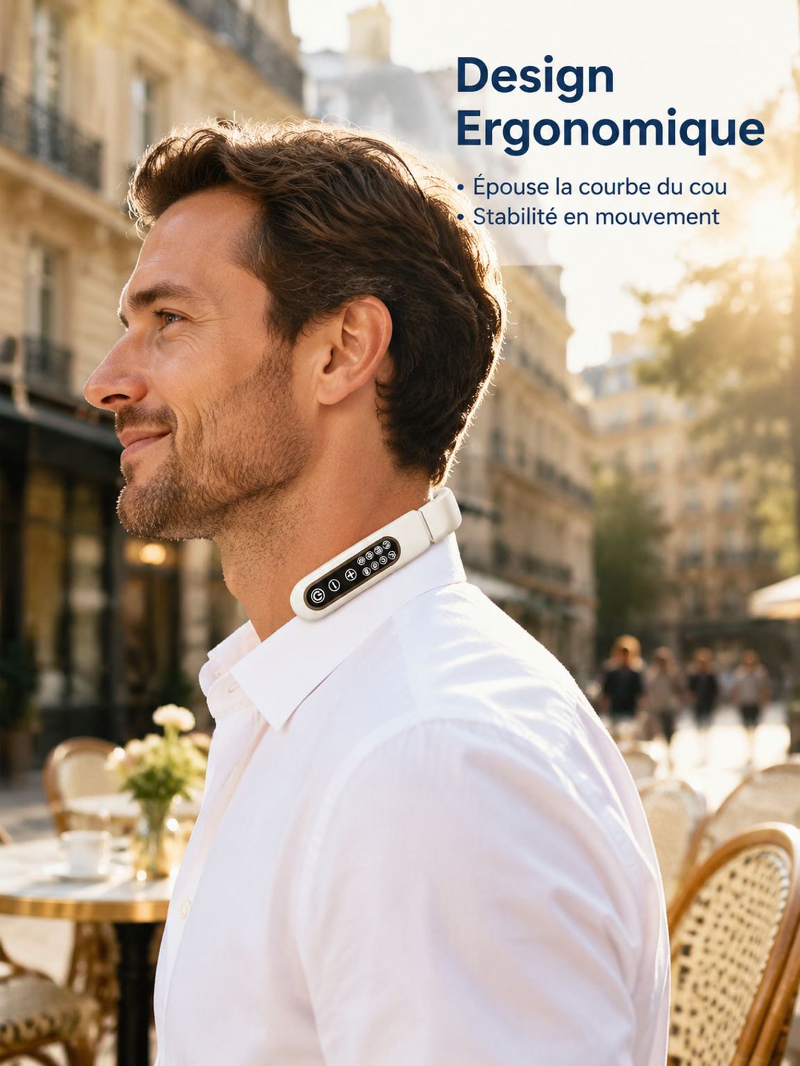 Accessoires inclus avec le masseur de cou Home Smart