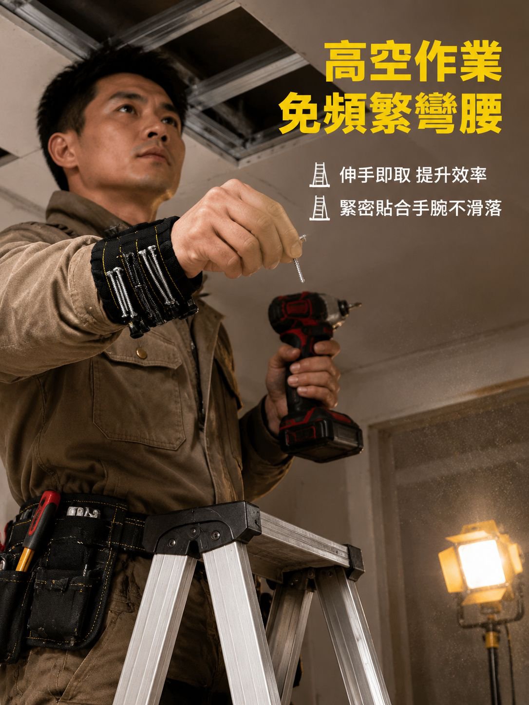 多功能磁性手腕工具包