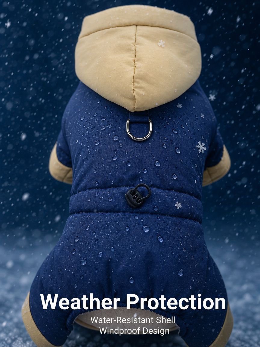 Winter thick down jacket for dogs