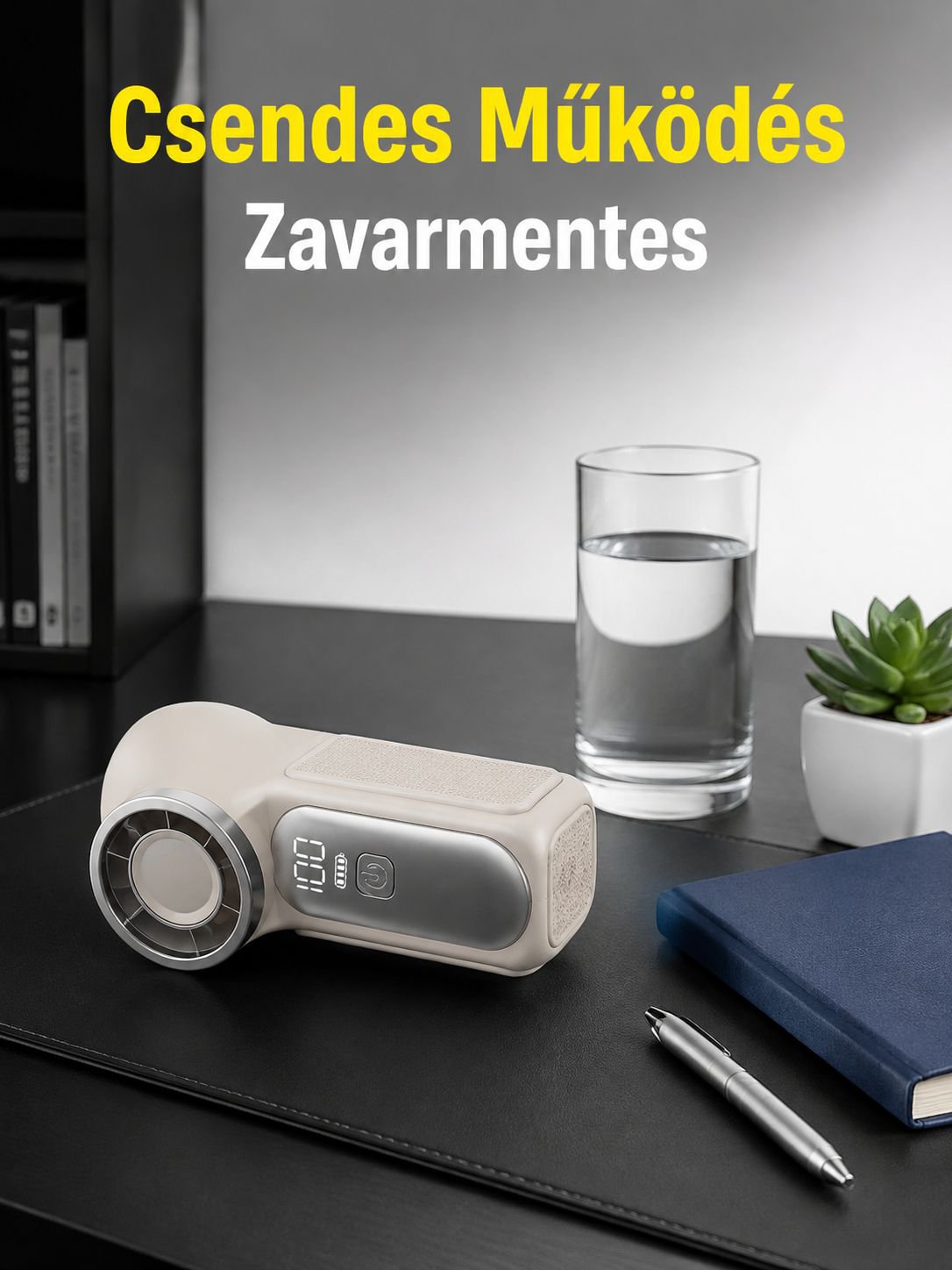 Hordozható kézi USB-s ventilátor, kültéri használatra