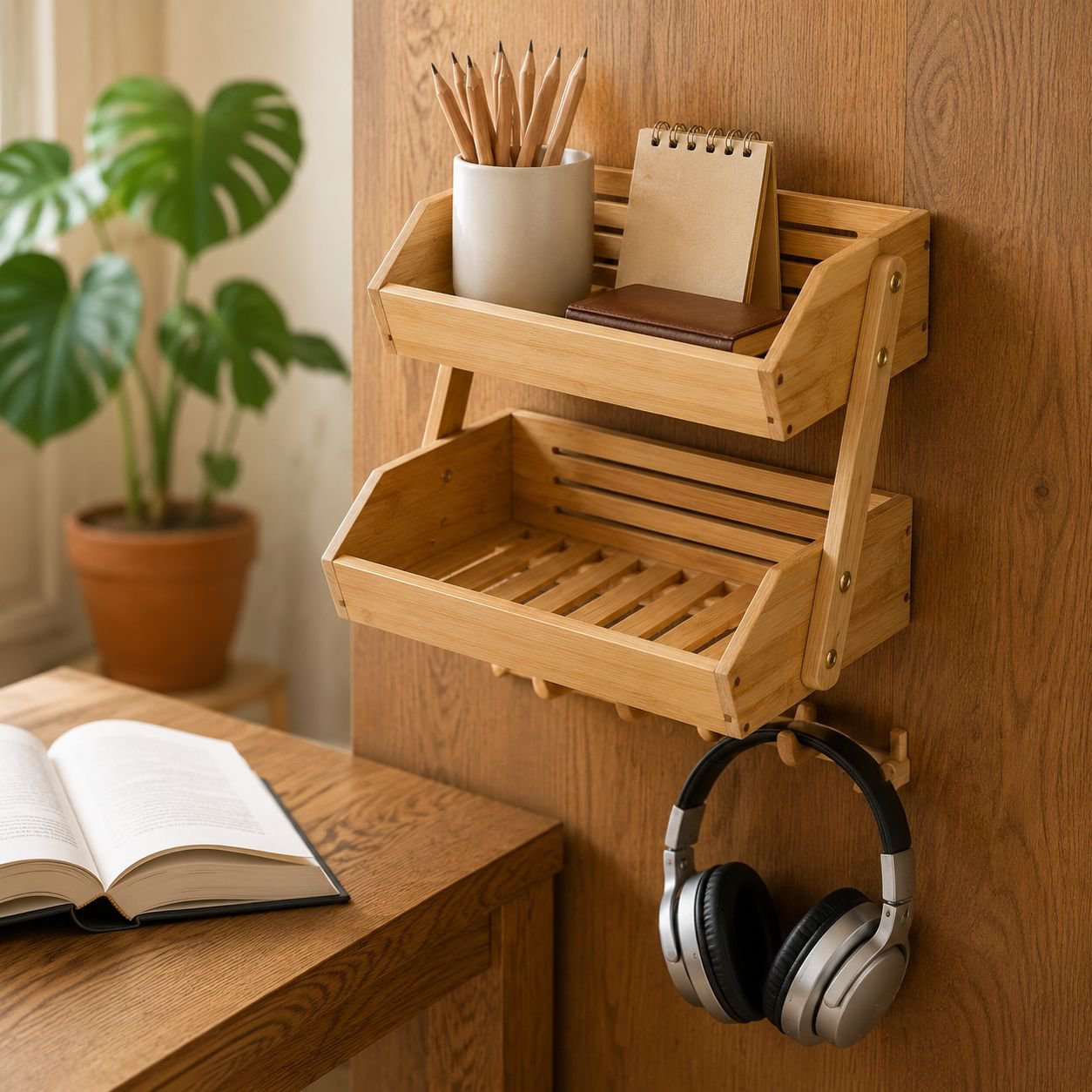 Bathroom wall hanging organizer for toiletries