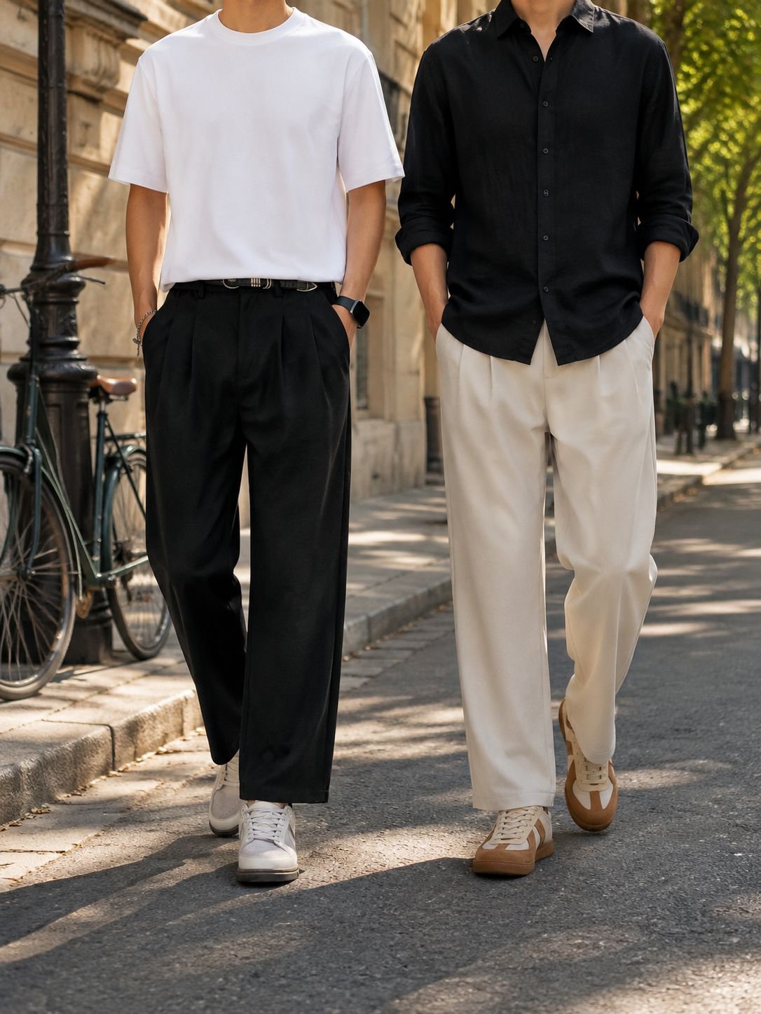 Pantalon ample homme, idéal pour la mode urbaine