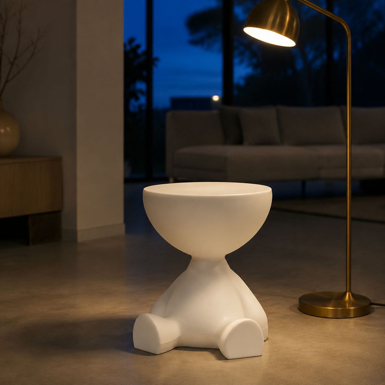 Minimalist side table for apartments