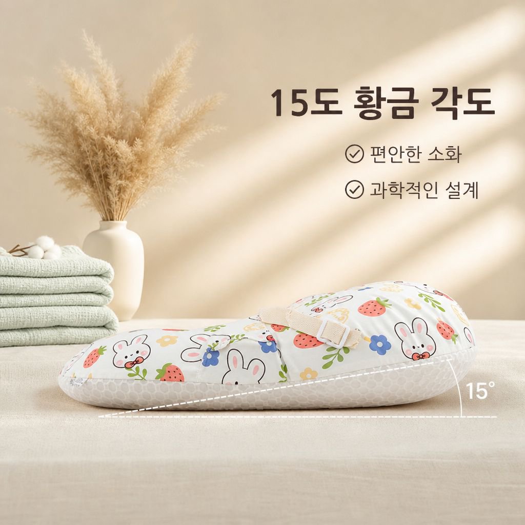 신생아 토방지 경사 베개 수유 베개 A등급 아기 베개