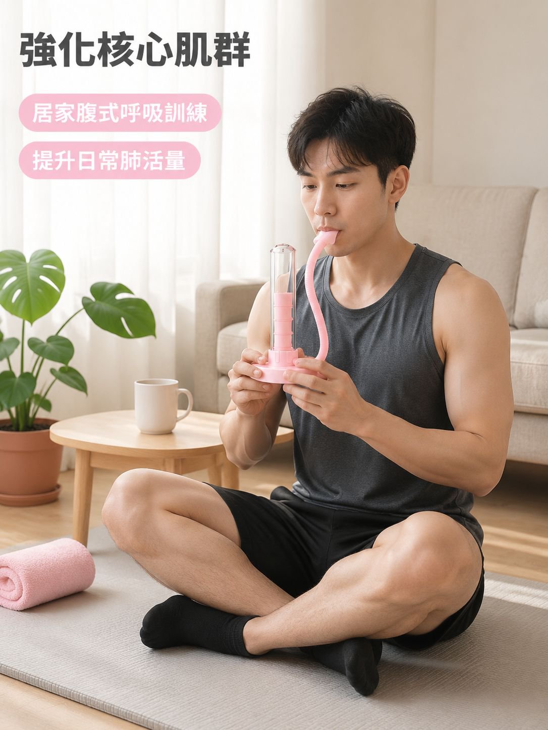 肺活量提升腹式呼吸訓練器