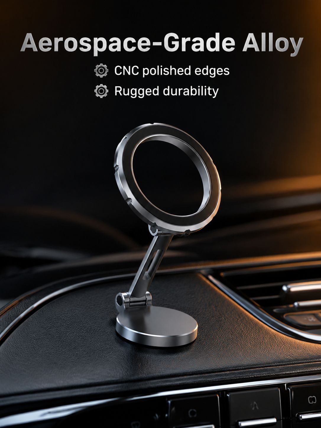 High-Quality Car Phone Holder with 810° Rotation