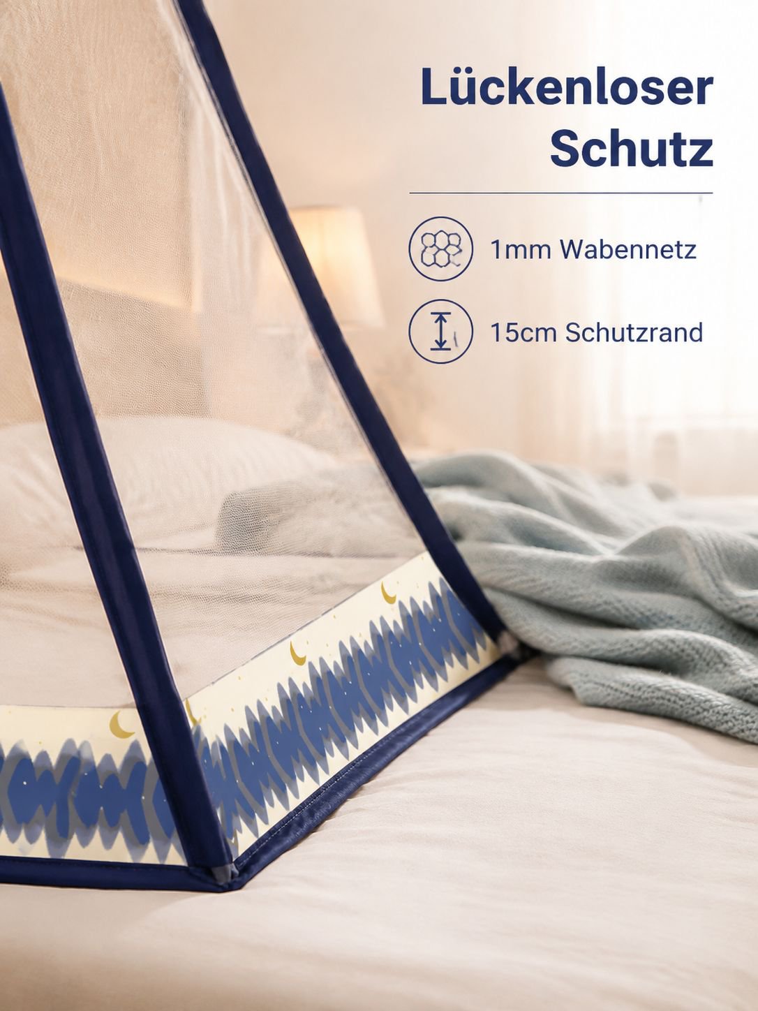 Faltbares Bodenloses Moskitonetz für Zuhause und Reisen