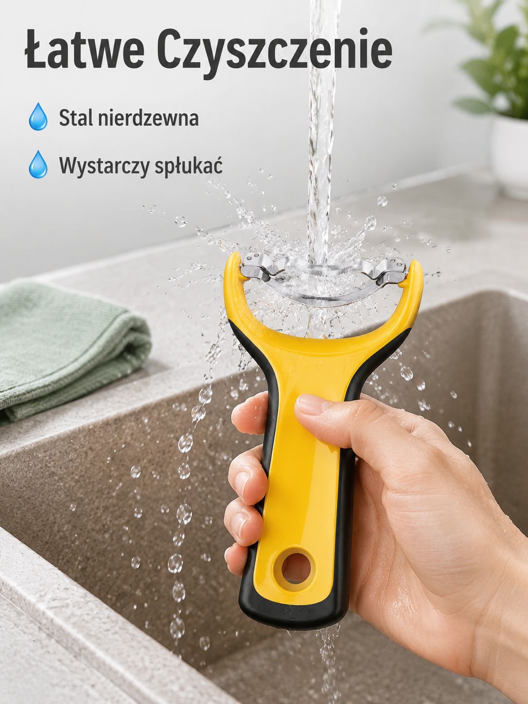 Tarka do warzyw i owoców w użyciu