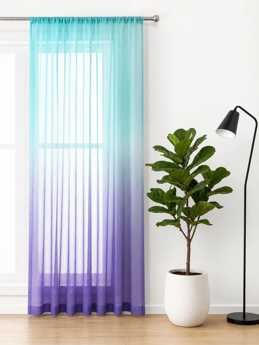 Gradienten-Fensterrollo – stilvolle Fensterdekoration