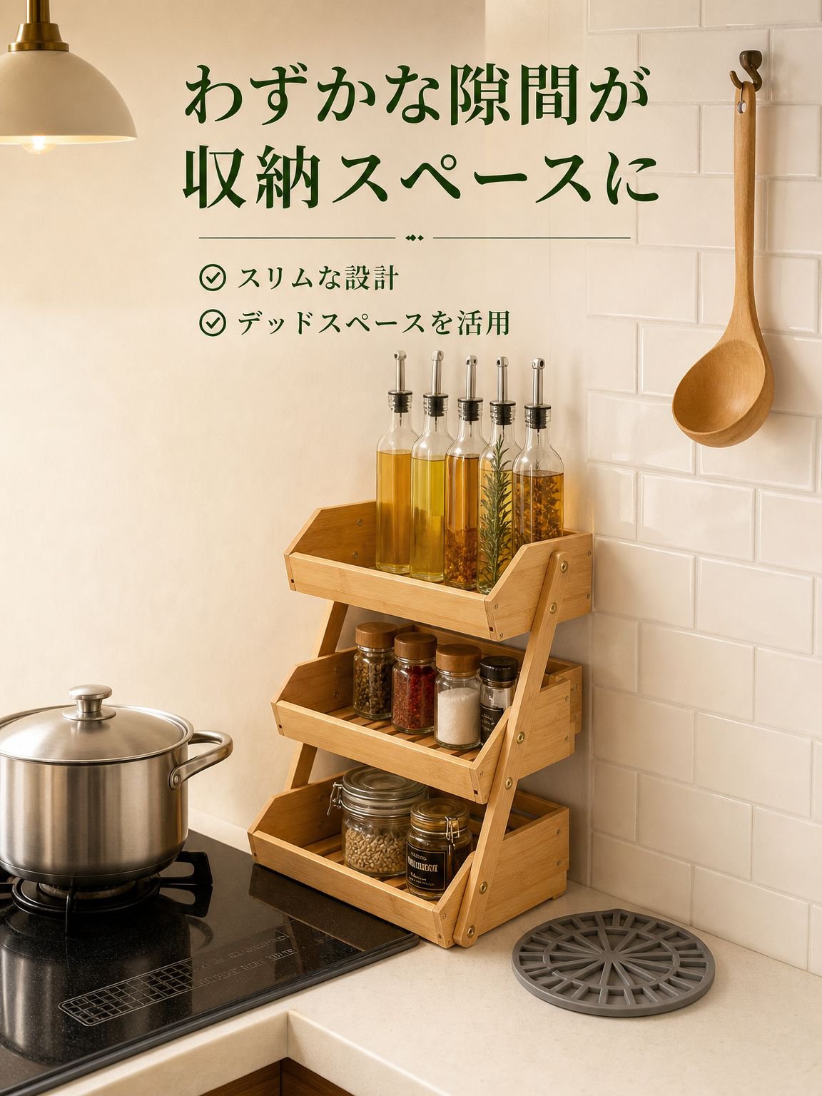家庭用壁掛け収納ラック