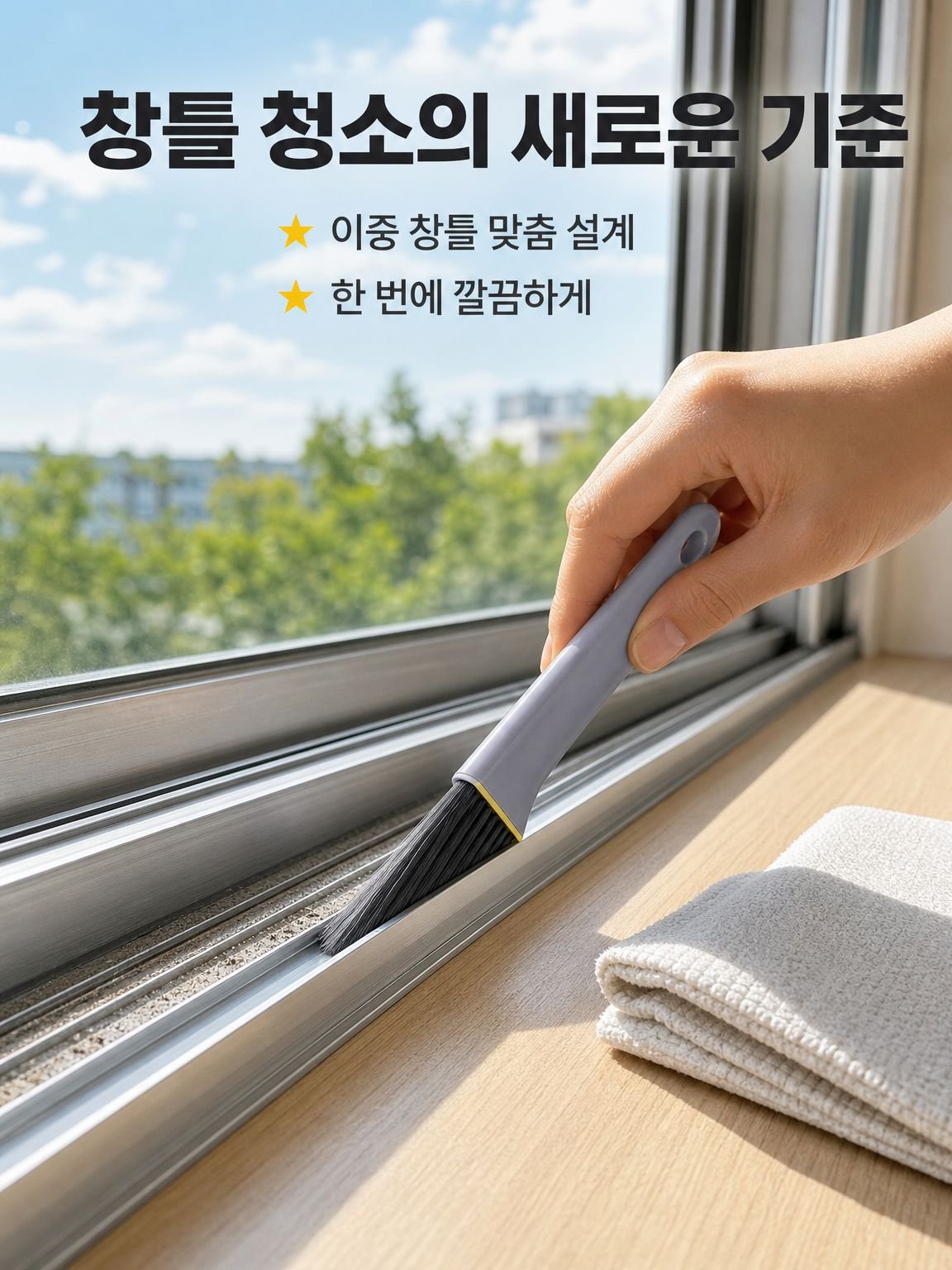다용도 구멍 청소 브러쉬