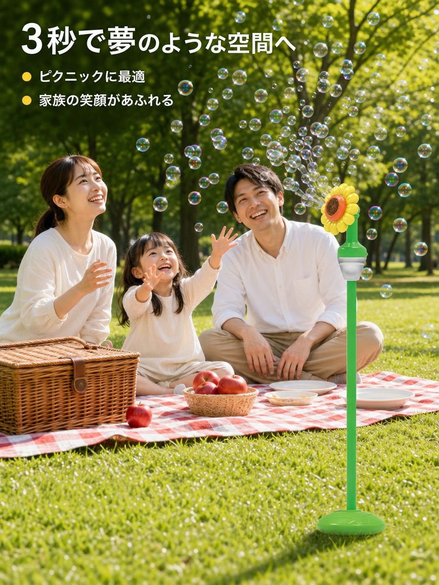 子供用全自動バブルマシン