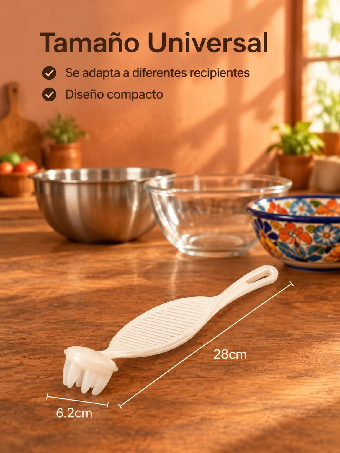 Deflector para el lavado y escurrido de arroz