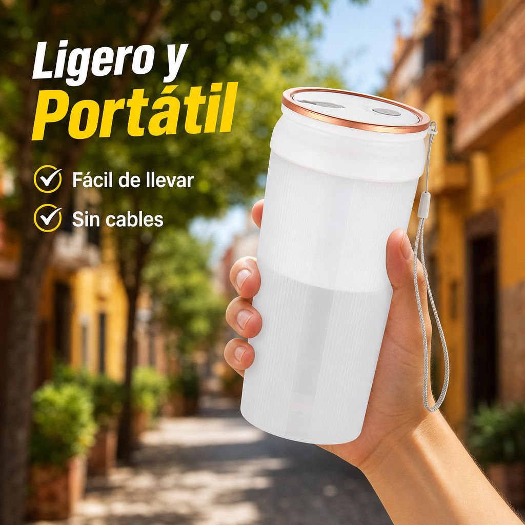 Exprimidor de frutas doméstico portátil pequeño, vaso batidor multifuncional