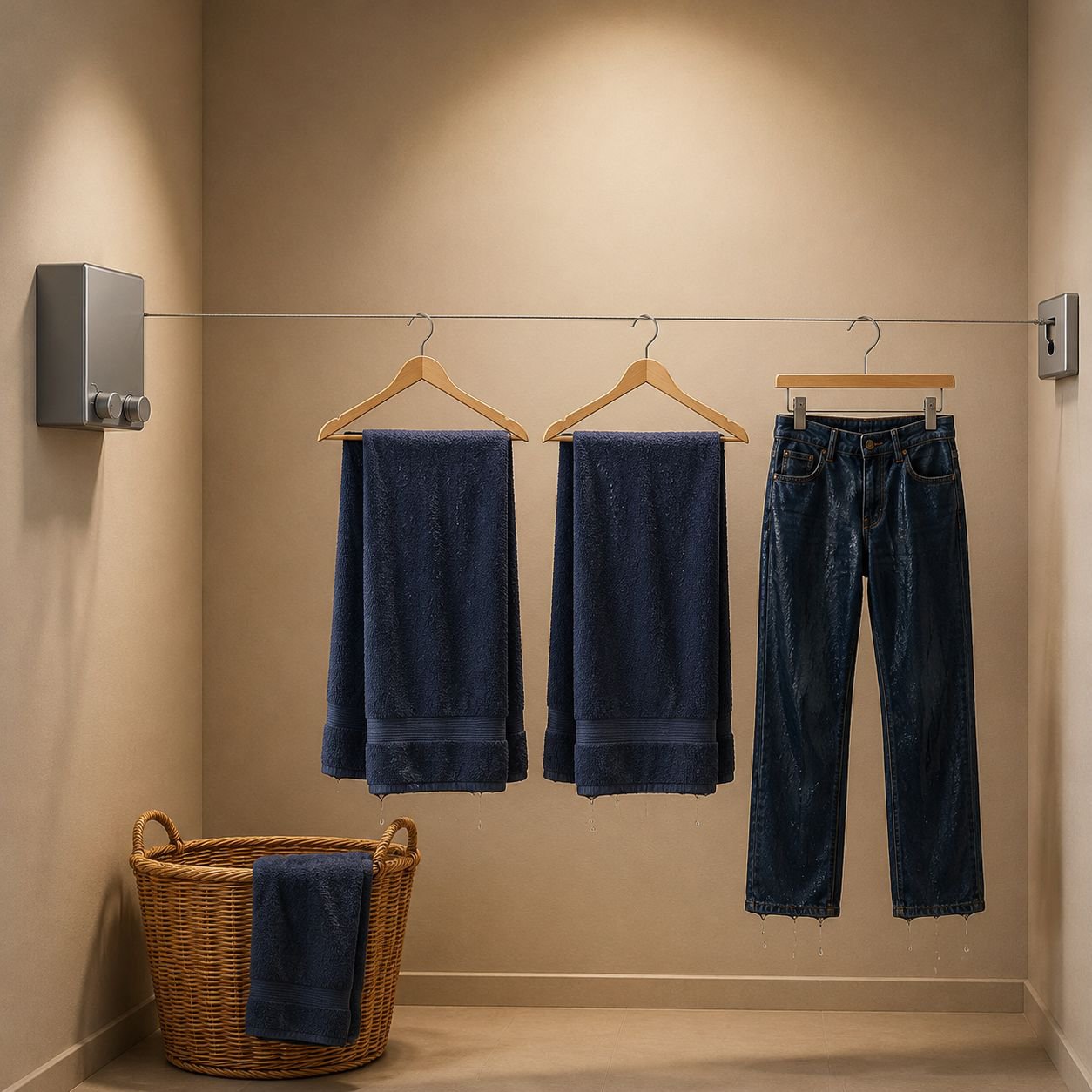 Durable rust-resistant drying rack for clothes