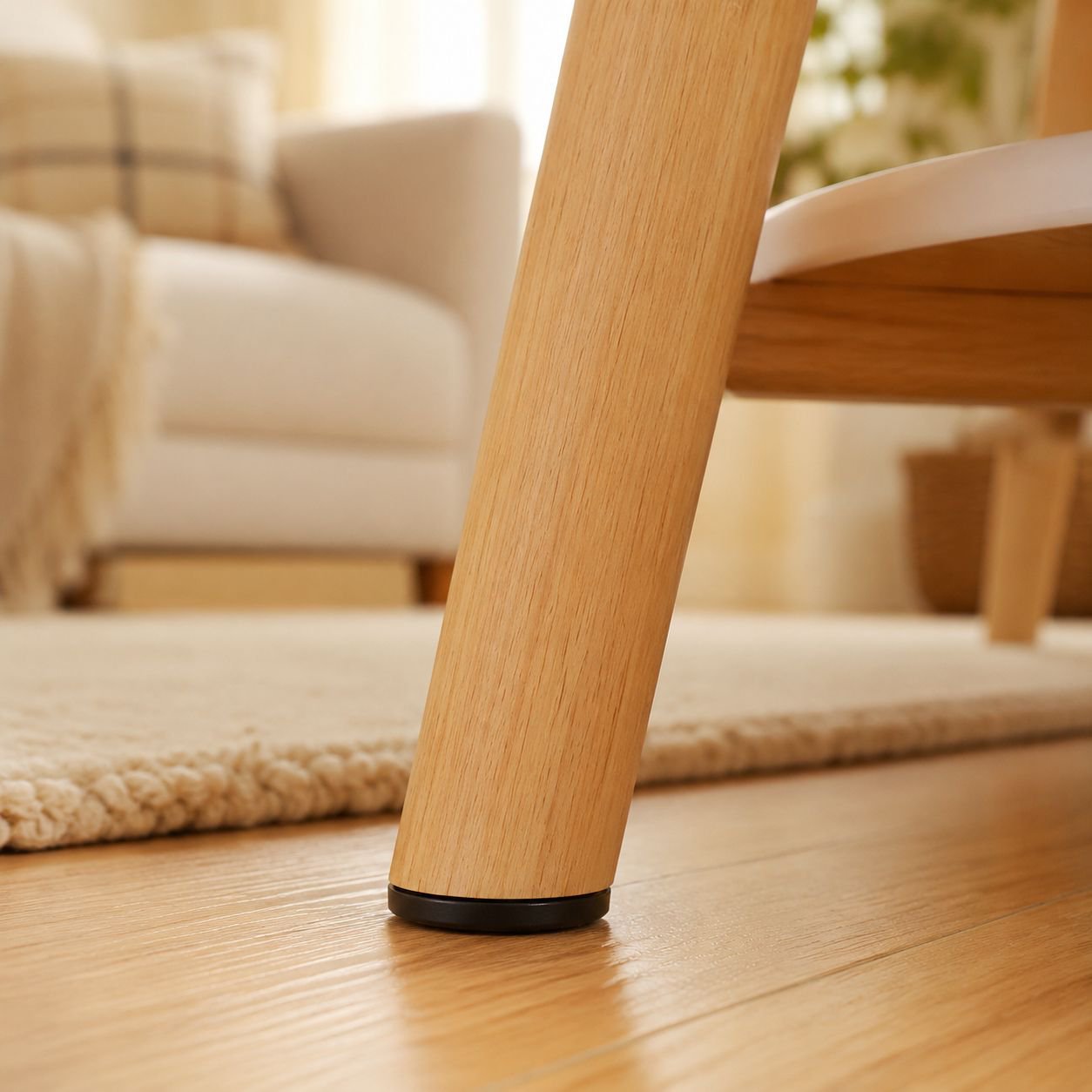 Elegant living room tea table with sturdy legs