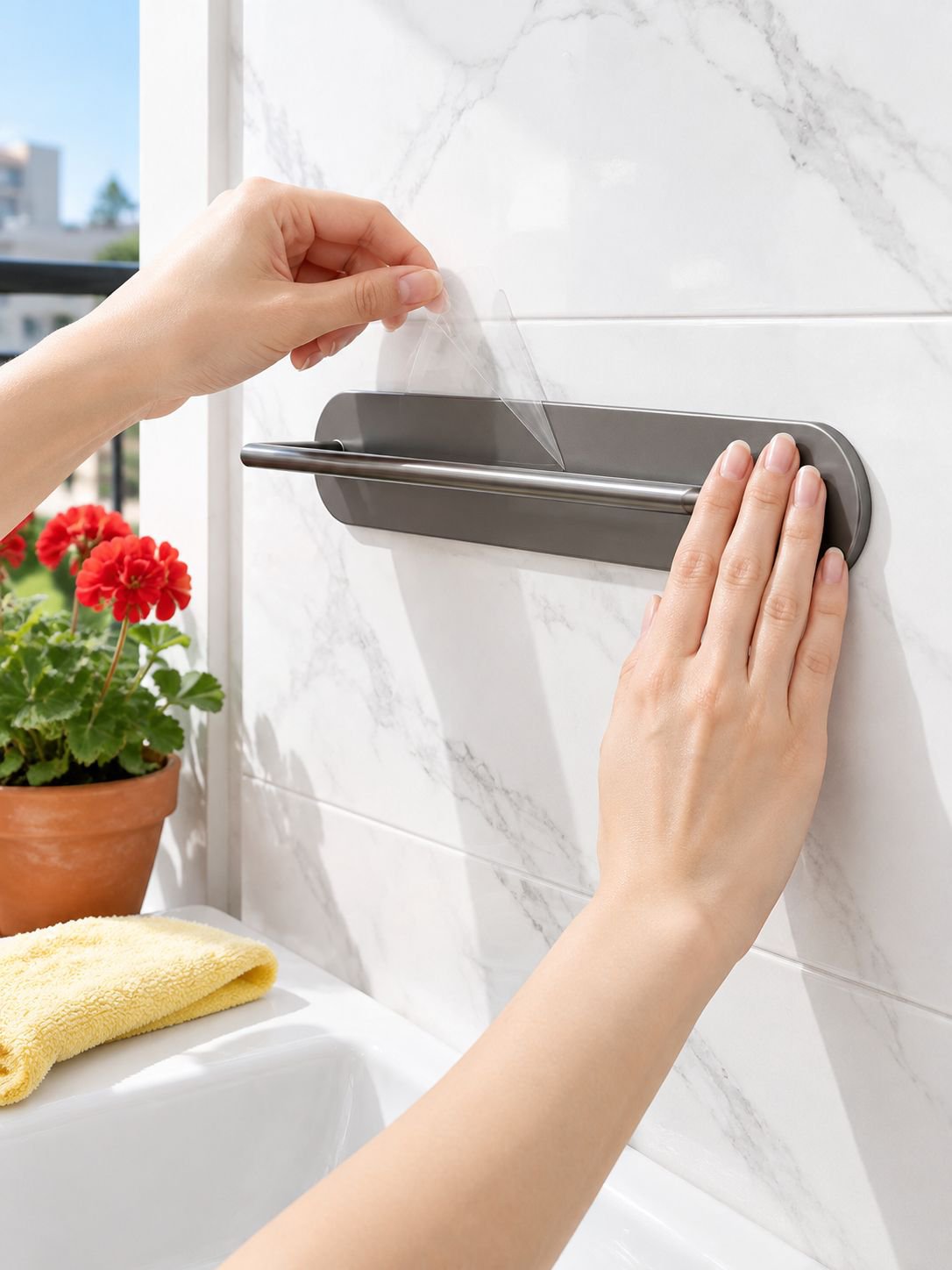 Estante para zapatos de pared para baño