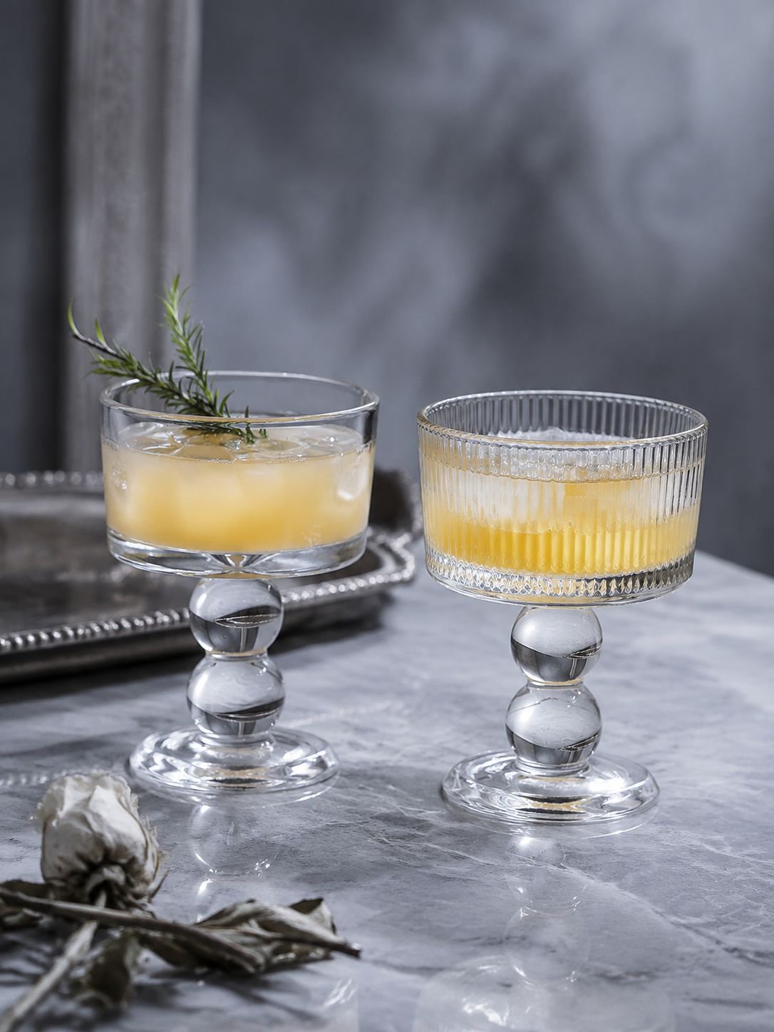 Versatile glass for pudding, ice cream, yogurt, and wine