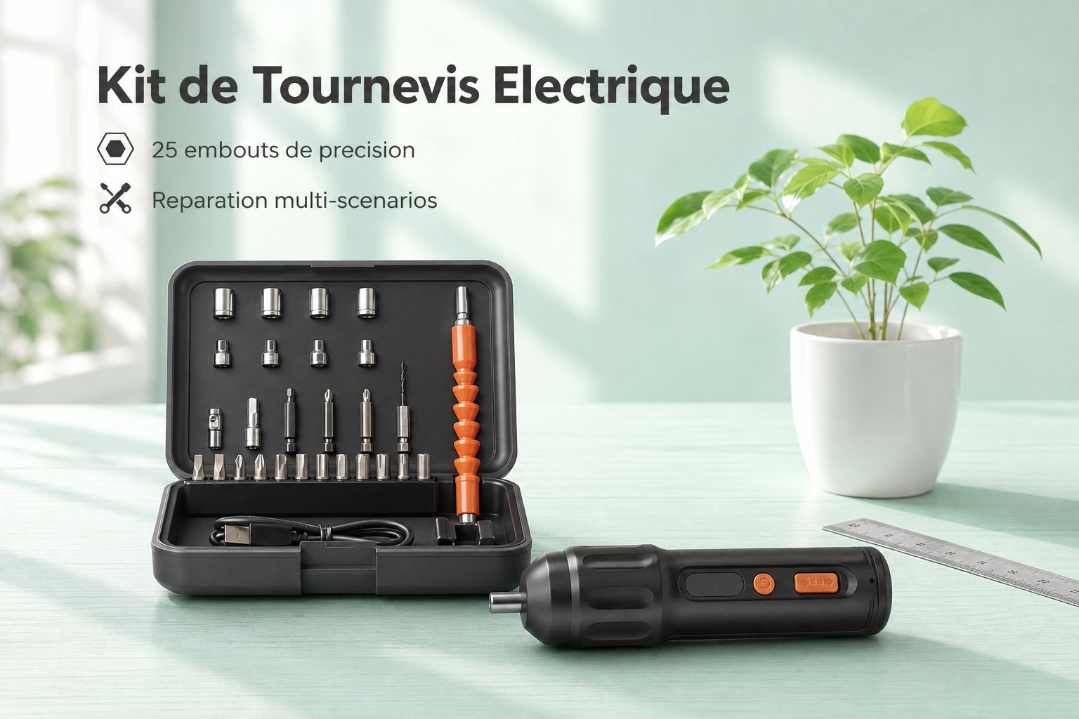 Tournevis électrique multifonction pour réparation