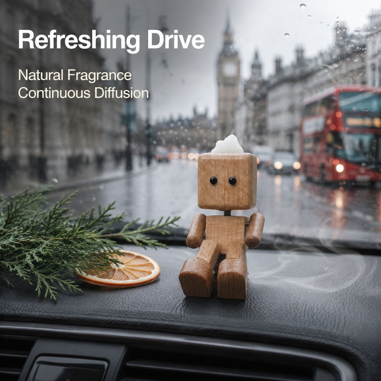 Desktop Car Robot Aromatherapy Decompression Cute Ornament