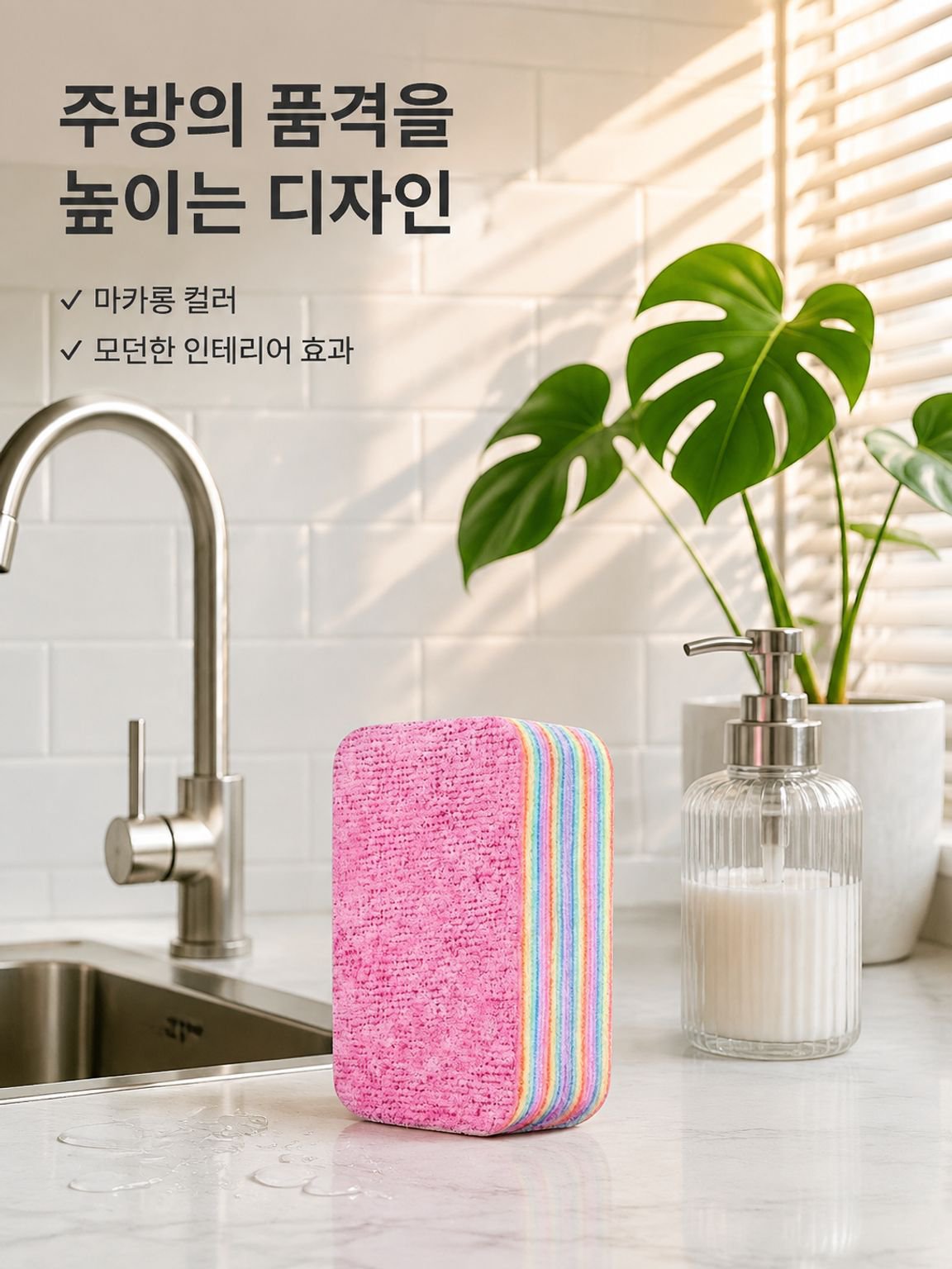 쉽게 찢어지는 여러 겹의 청소용 천