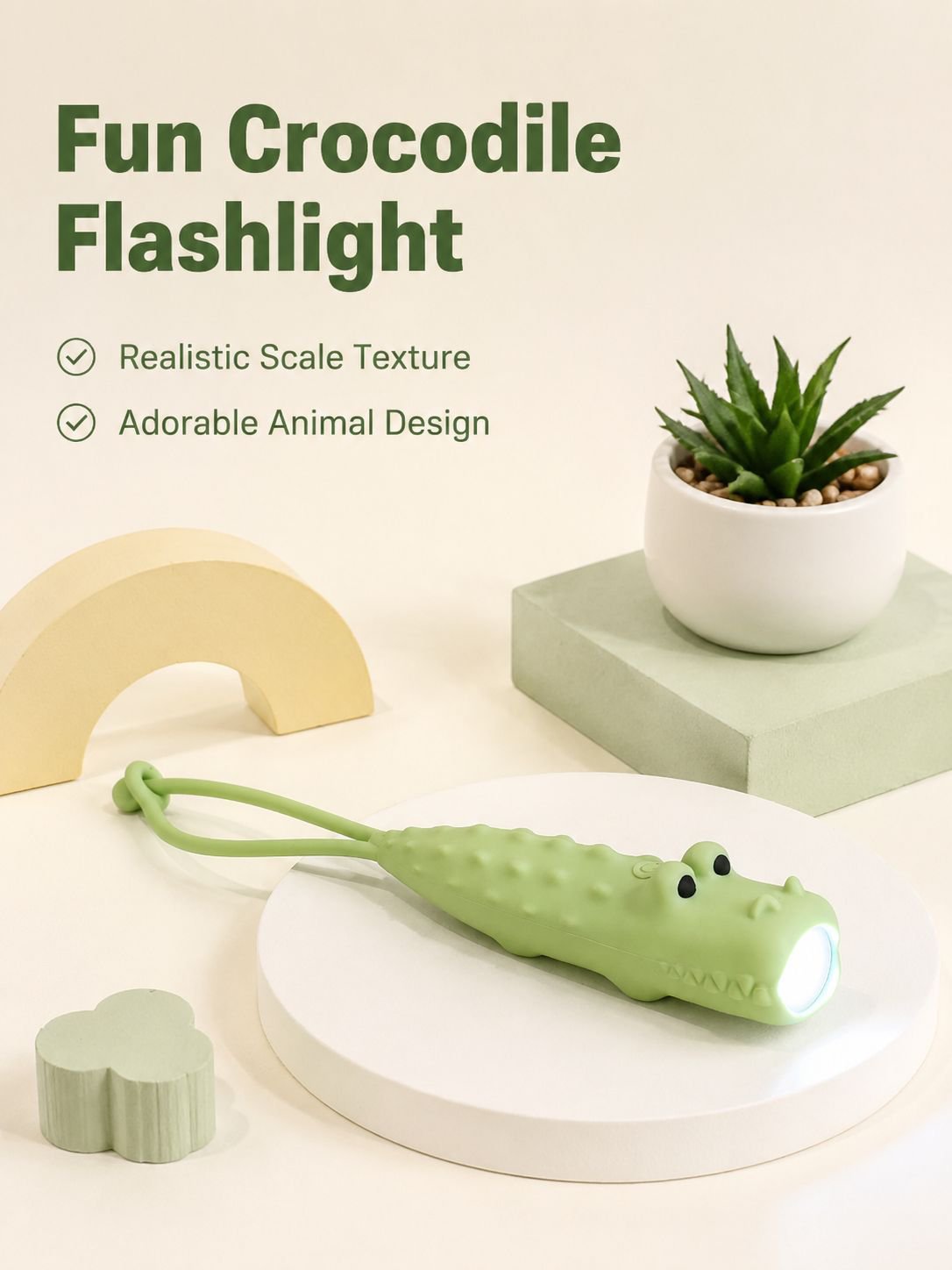 Animal Shaped Adjustable Flashlight Multi-functional Home Long-lasting
