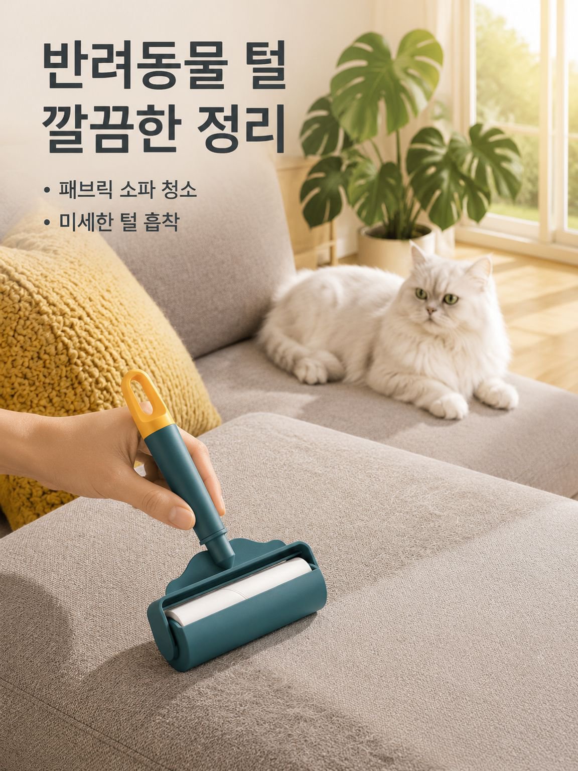 다기능 의류 먼지 롤러 한번에 깨끗하게