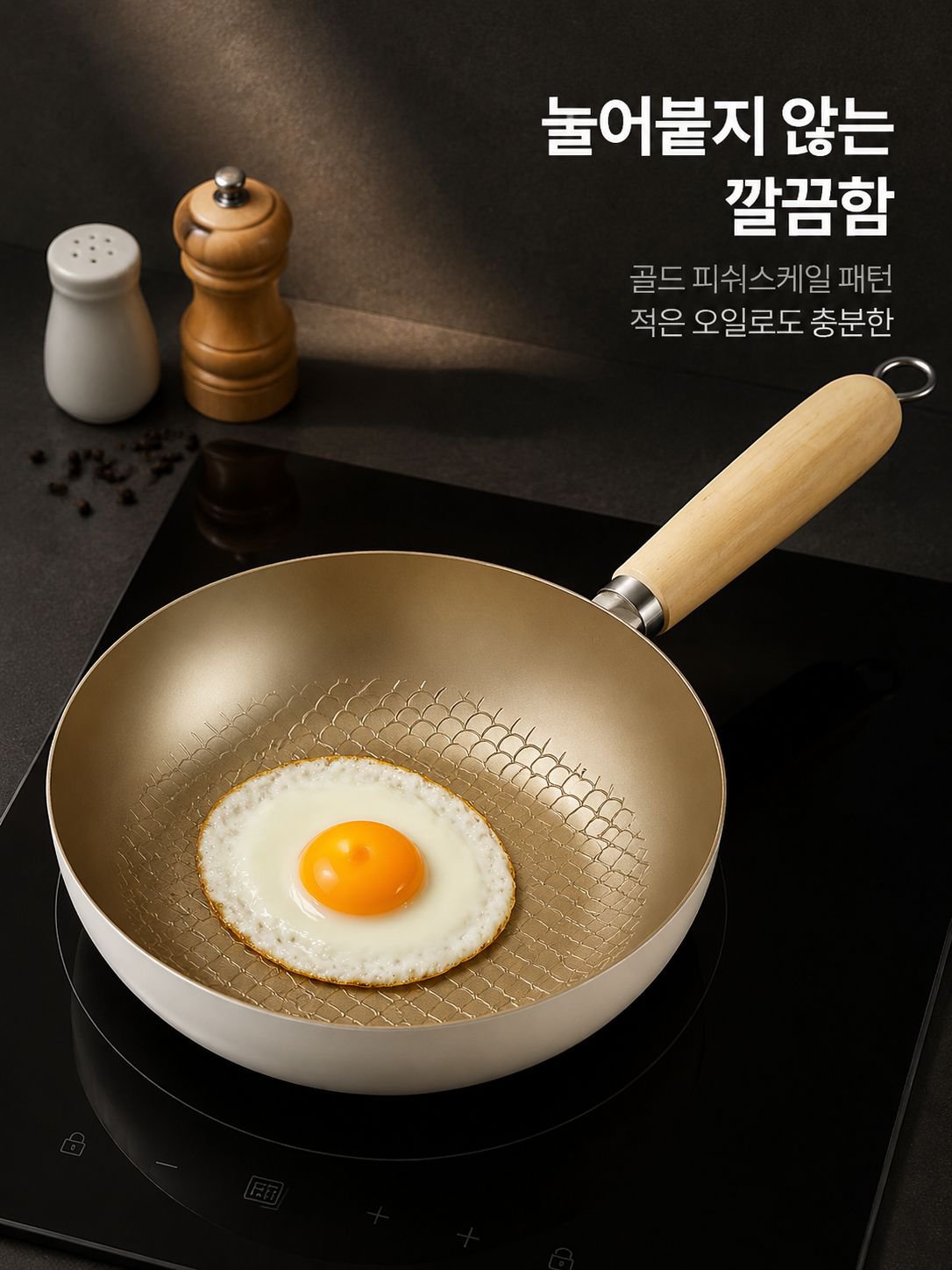 화이트 세라믹 노스틱 프라이팬