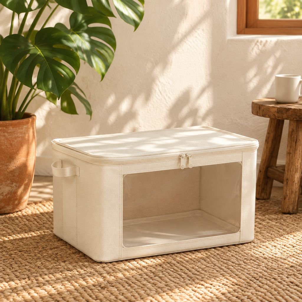 Caja organizadora portátil para juguetes y ropa
